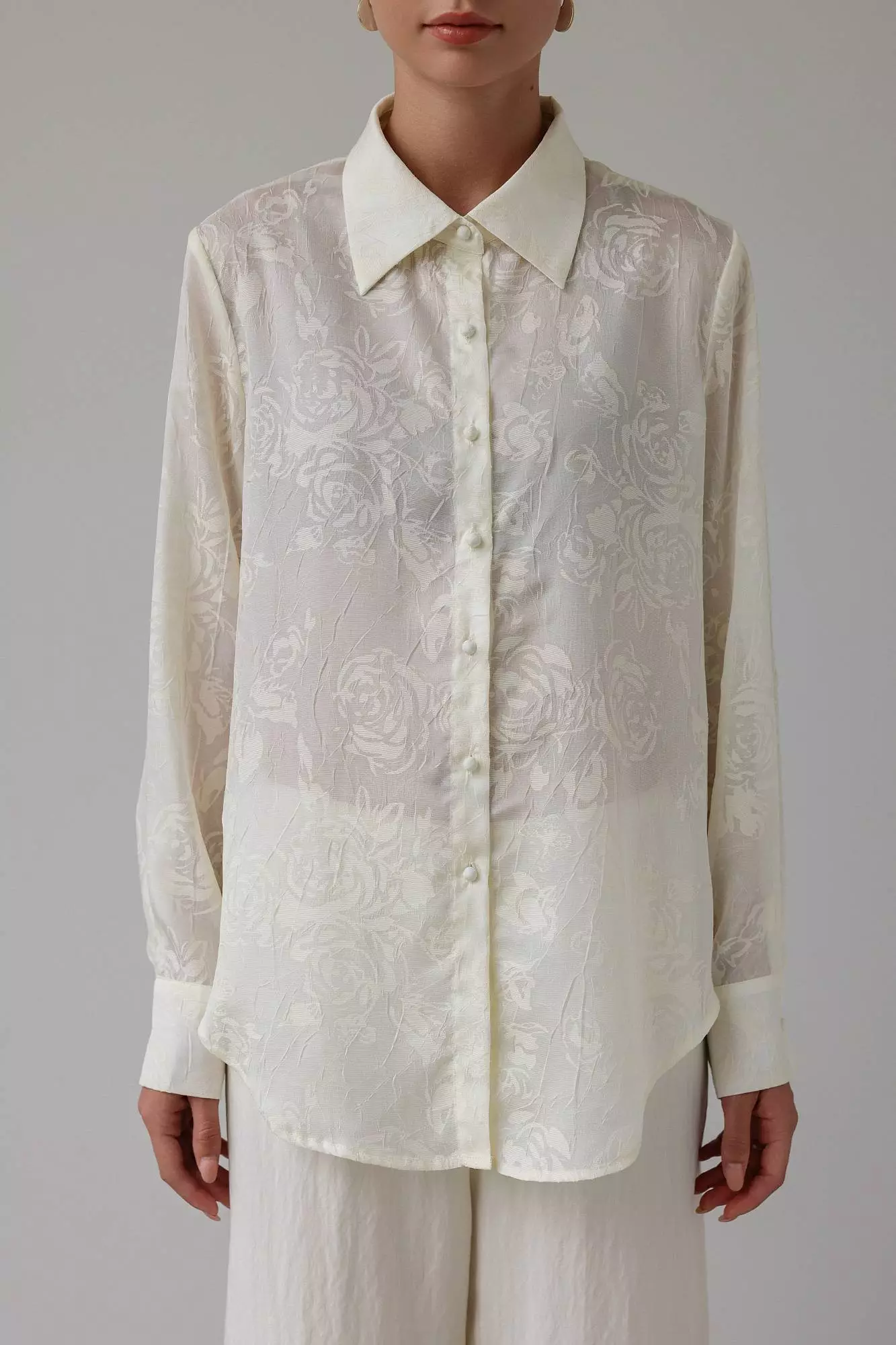 Рубашка (onesize (42-46RU), молочный). Избражение № 2