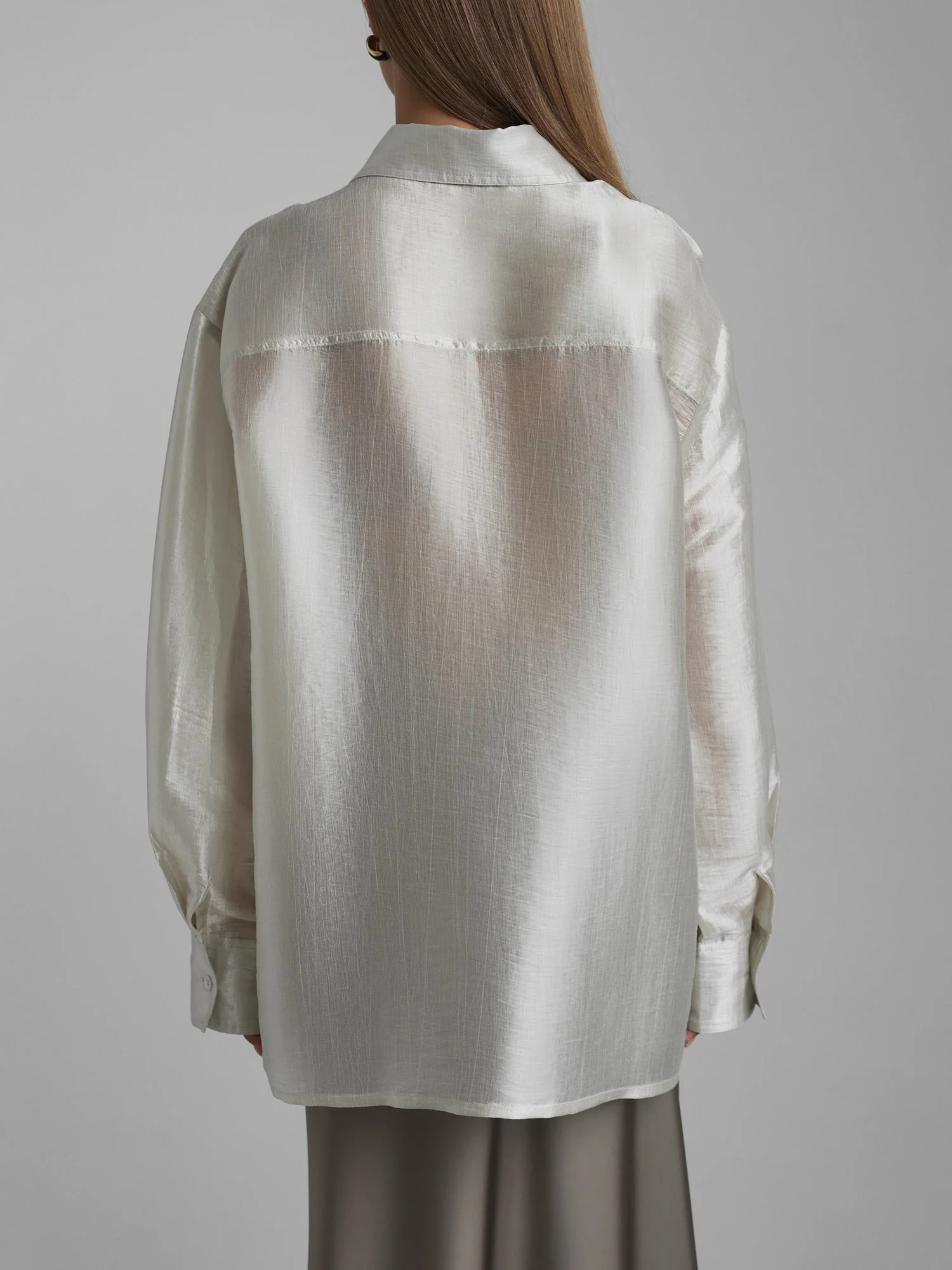 Рубашка (onesize (42-46RU), серая олива). Избражение № 6