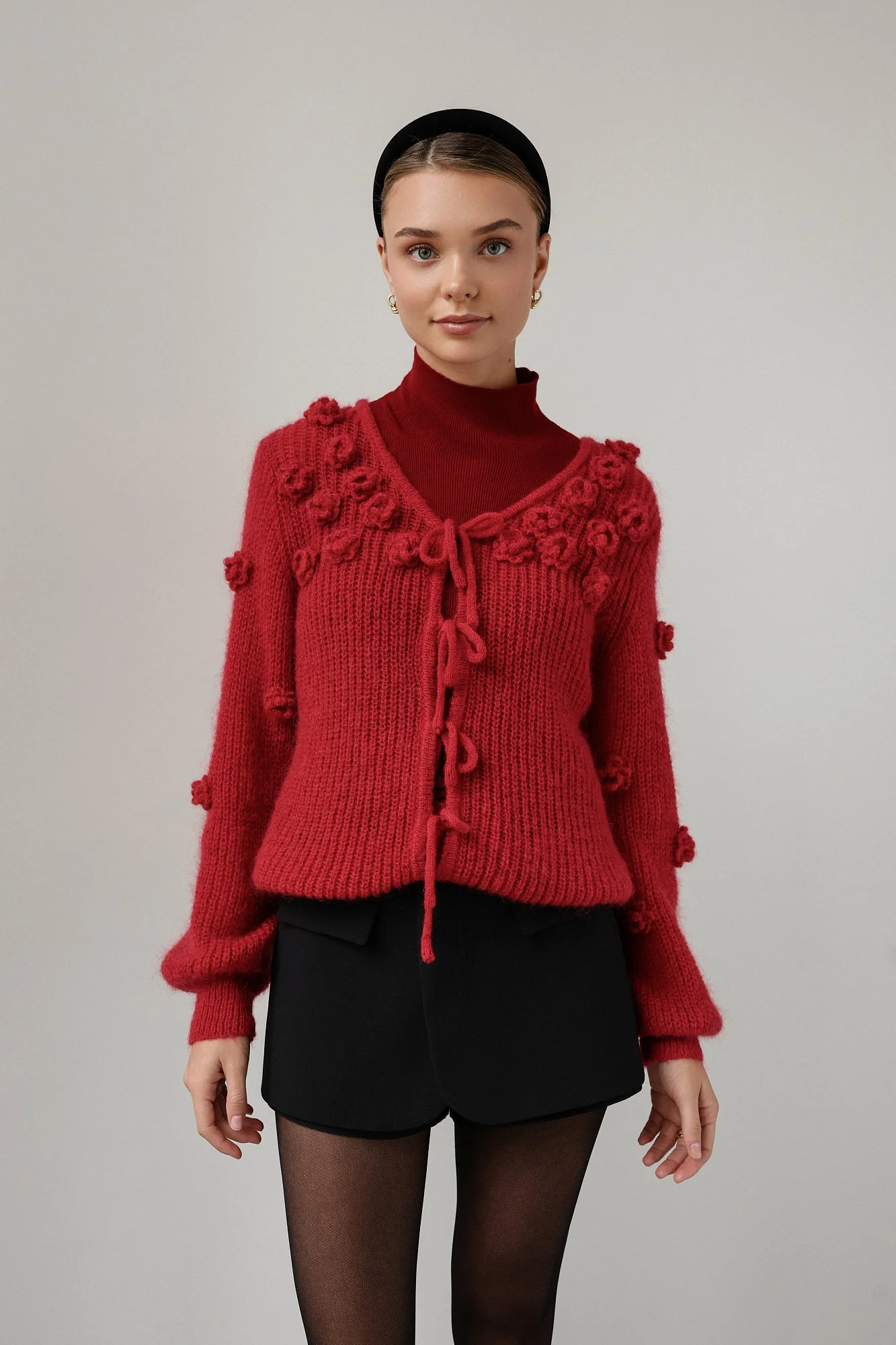 Кардиган (onesize (42-46RU), красный). Избражение № 1