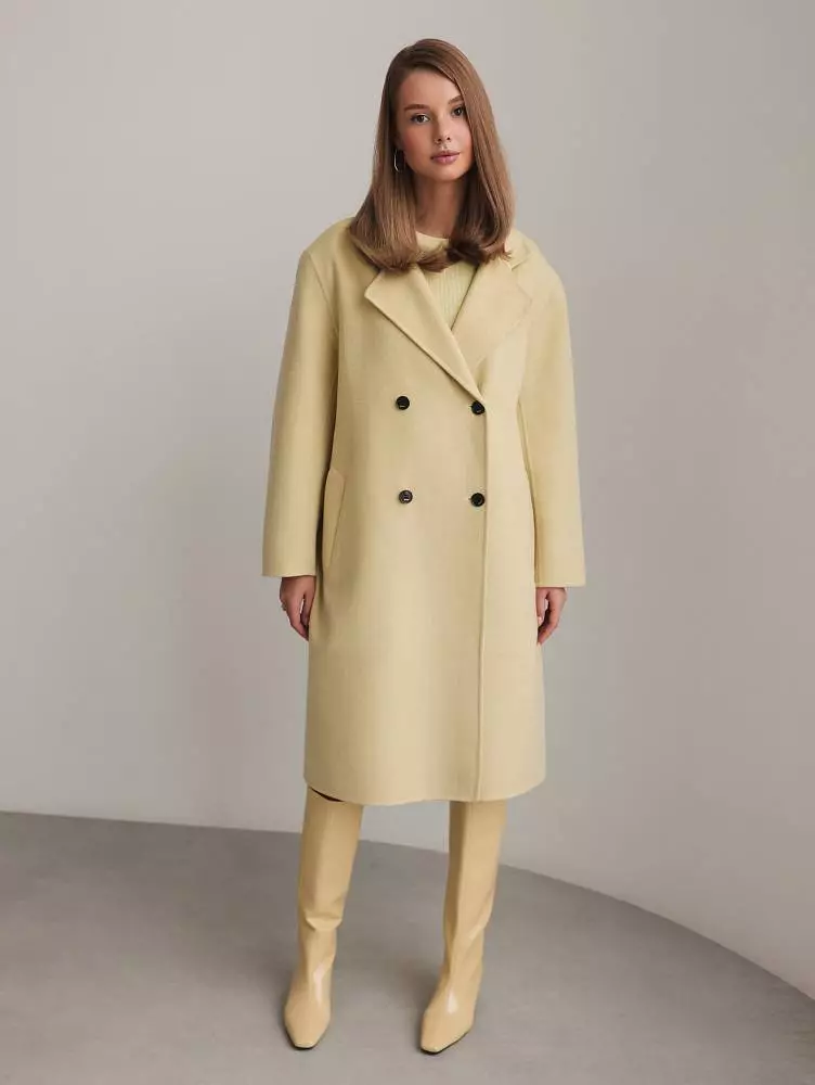 Пальто (onesize (42-46RU), желтая пастель). Изображение № 1