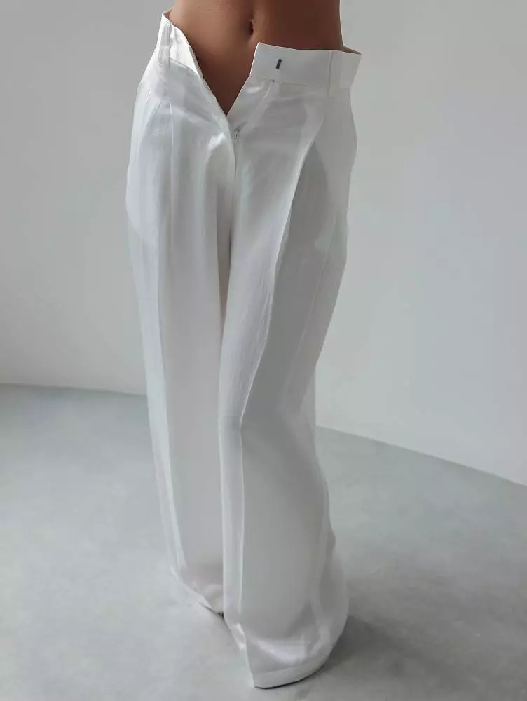 брюки (M (44), белый). Изображение № 2