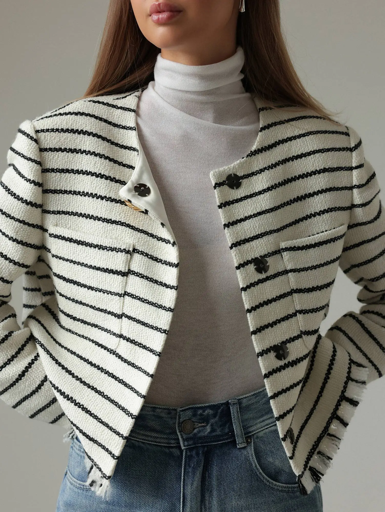 Жакет (M (44), молочный). Избражение № 3