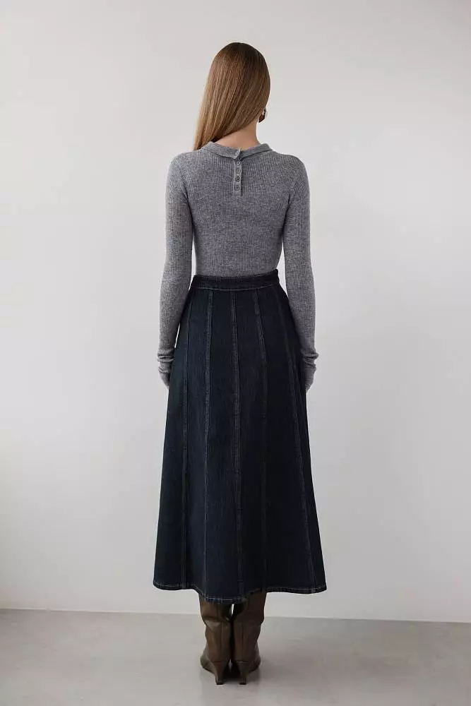 Юбка (S (42RU), тёмно-синий). Изображение № 5