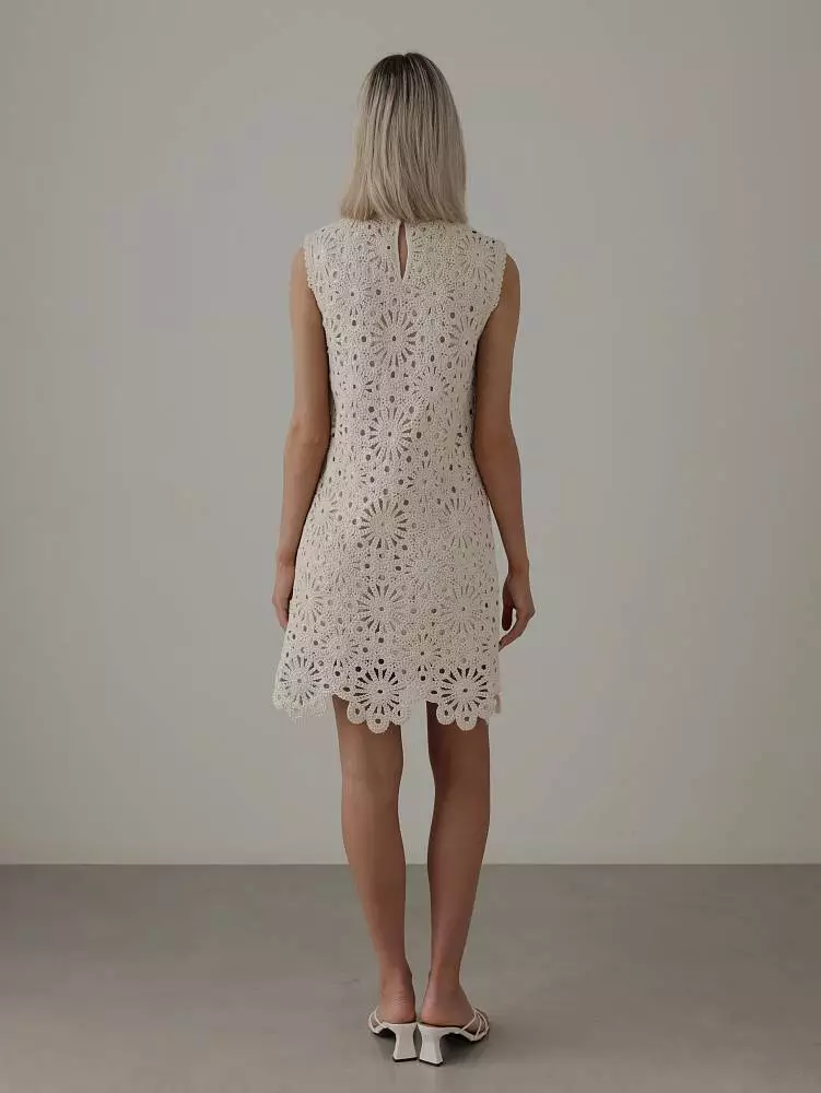 Платье  (L (46RU), светло-бежевый). Изображение № 6