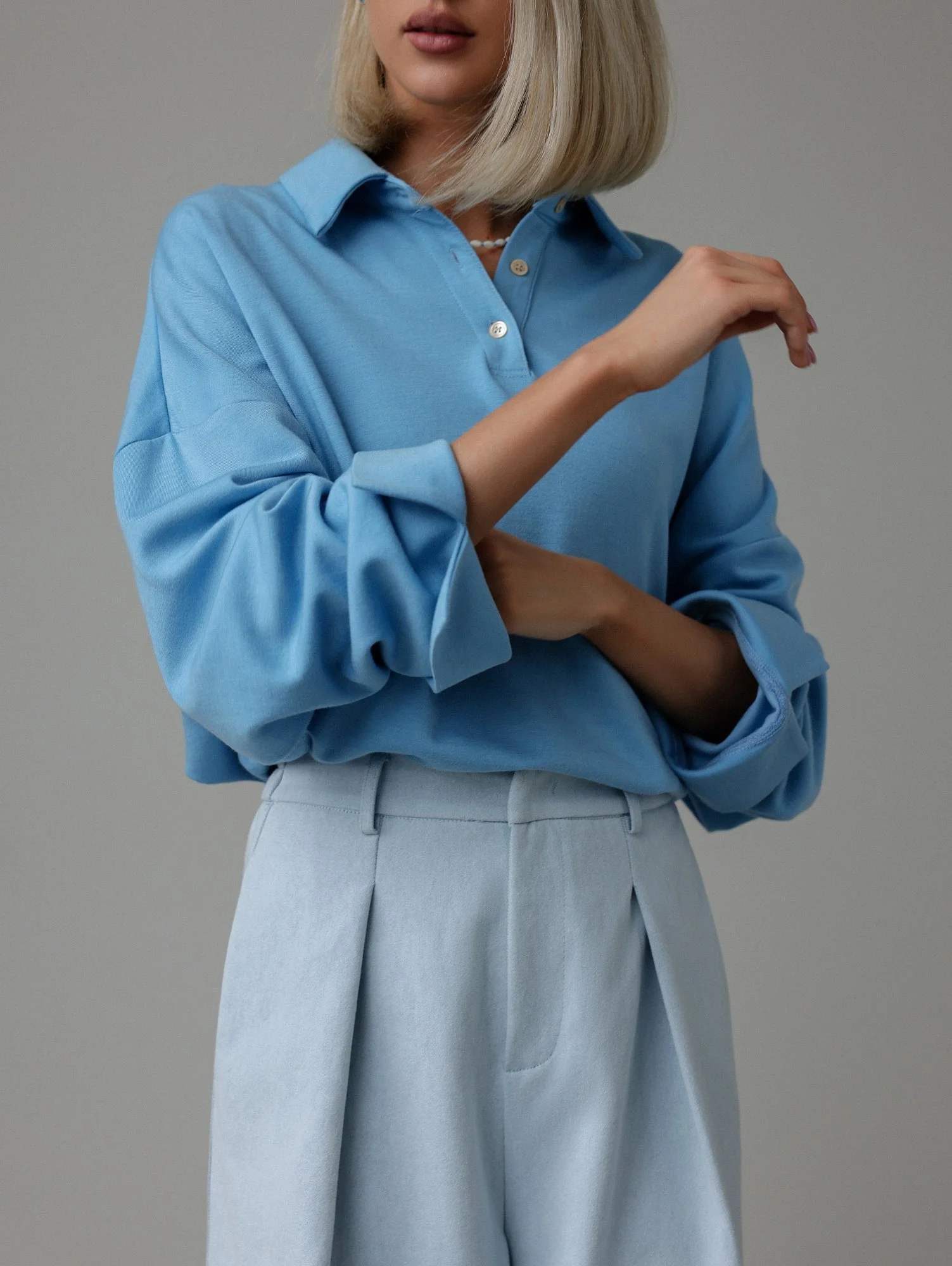 Поло (onesize (42-46RU), небесный). Избражение № 4