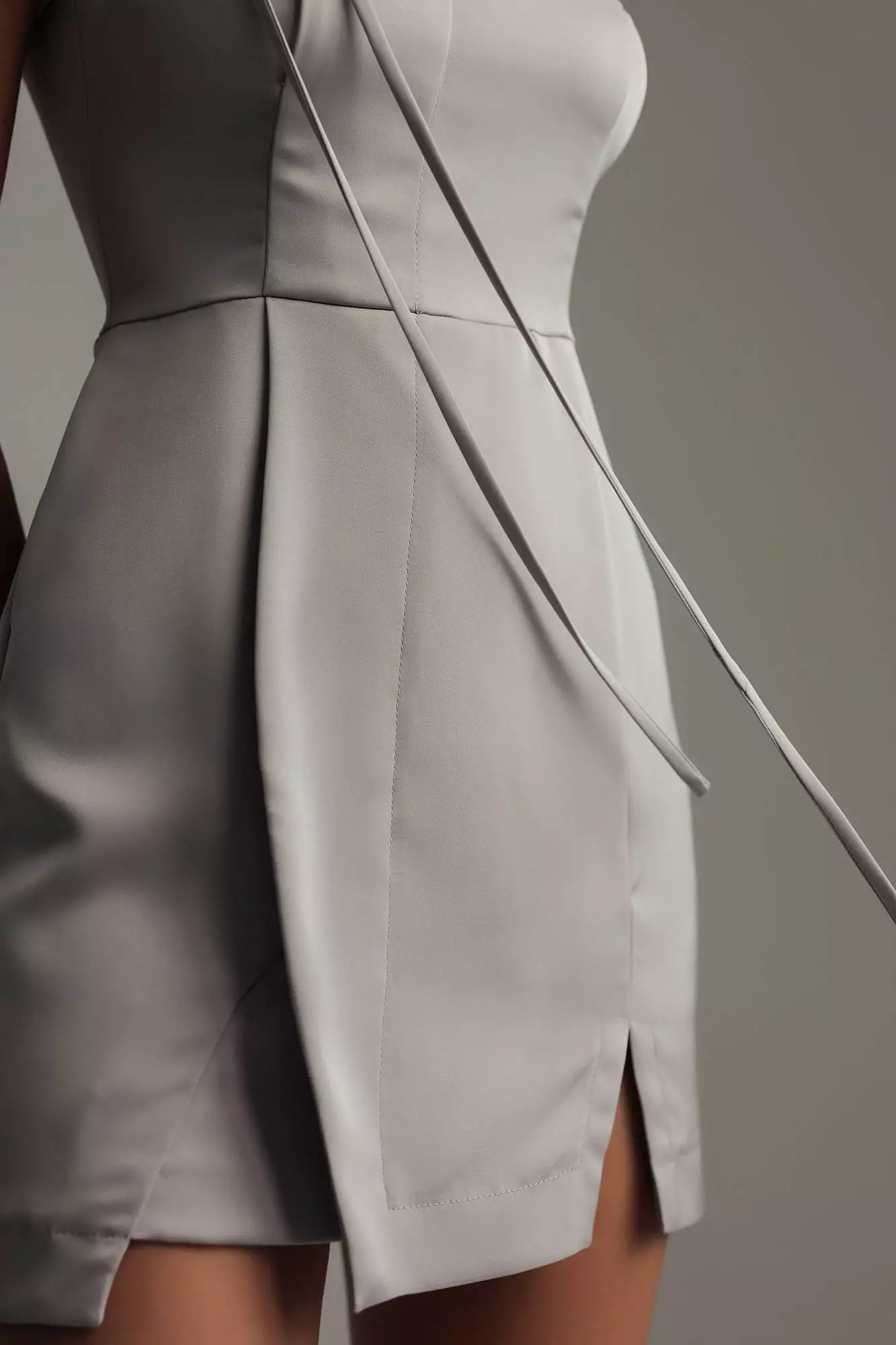 Платье (M (44RU), светло-серый). Избражение № 2