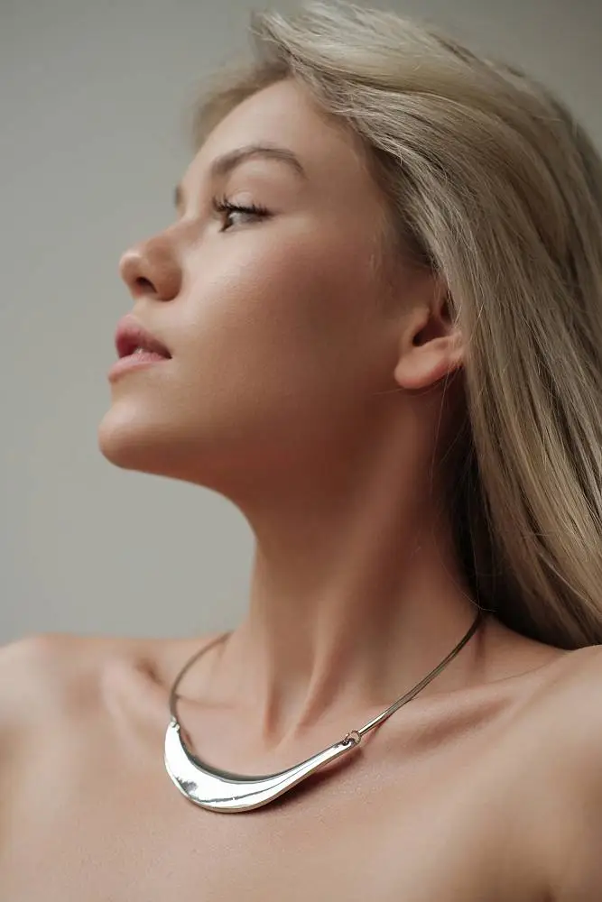 Колье (серебристый-). Изображение № 1