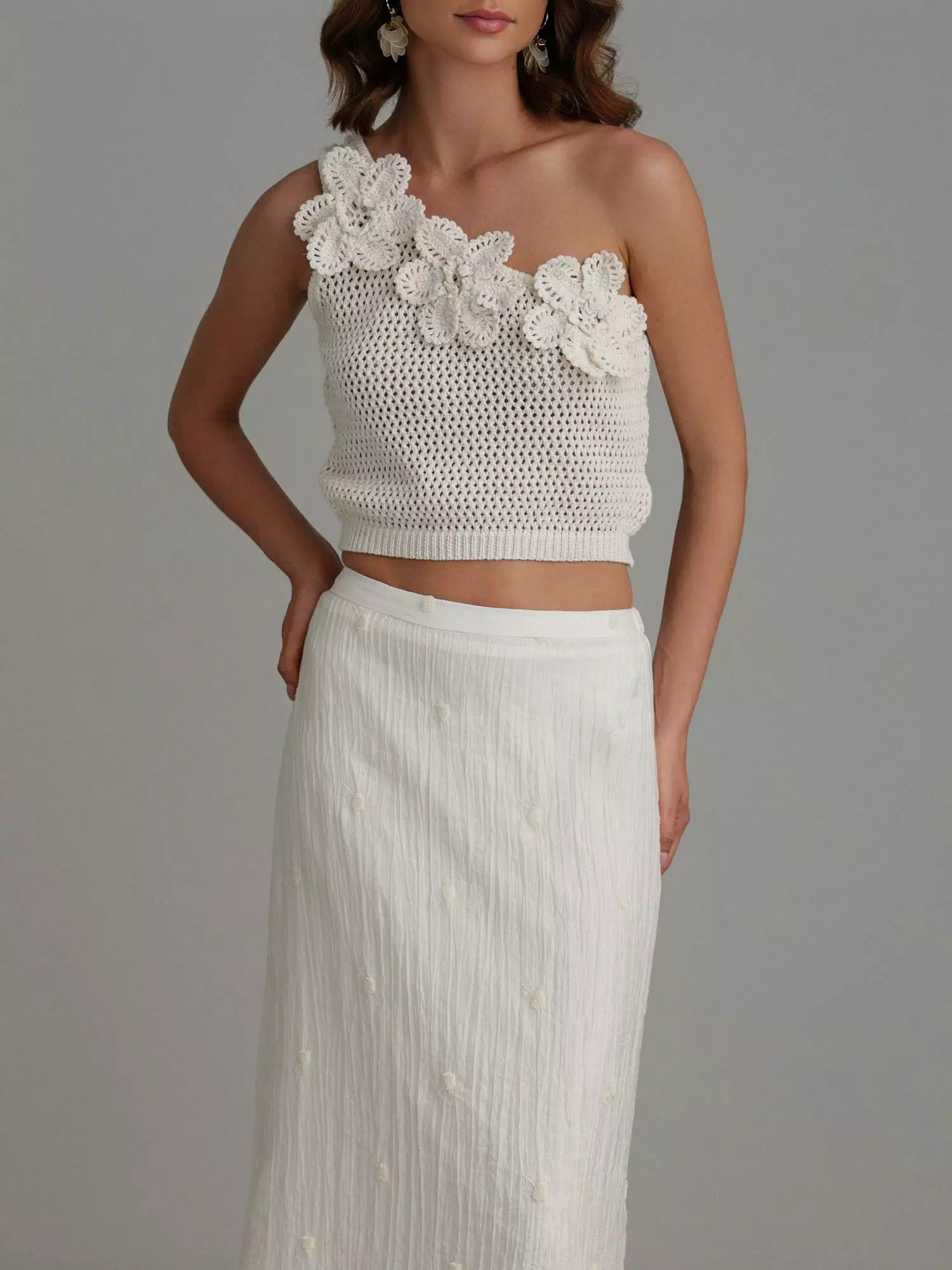 Топ (S (42RU), светло-бежевый). Избражение № 1