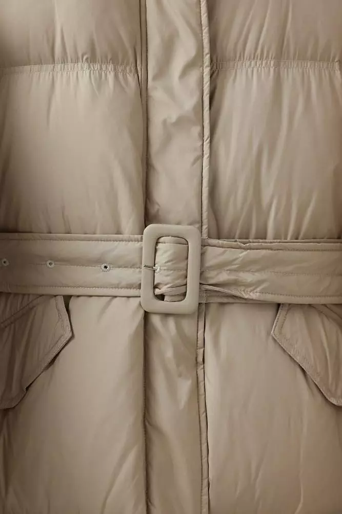 Пуховик (S (42RU), бежевый). Изображение № 4