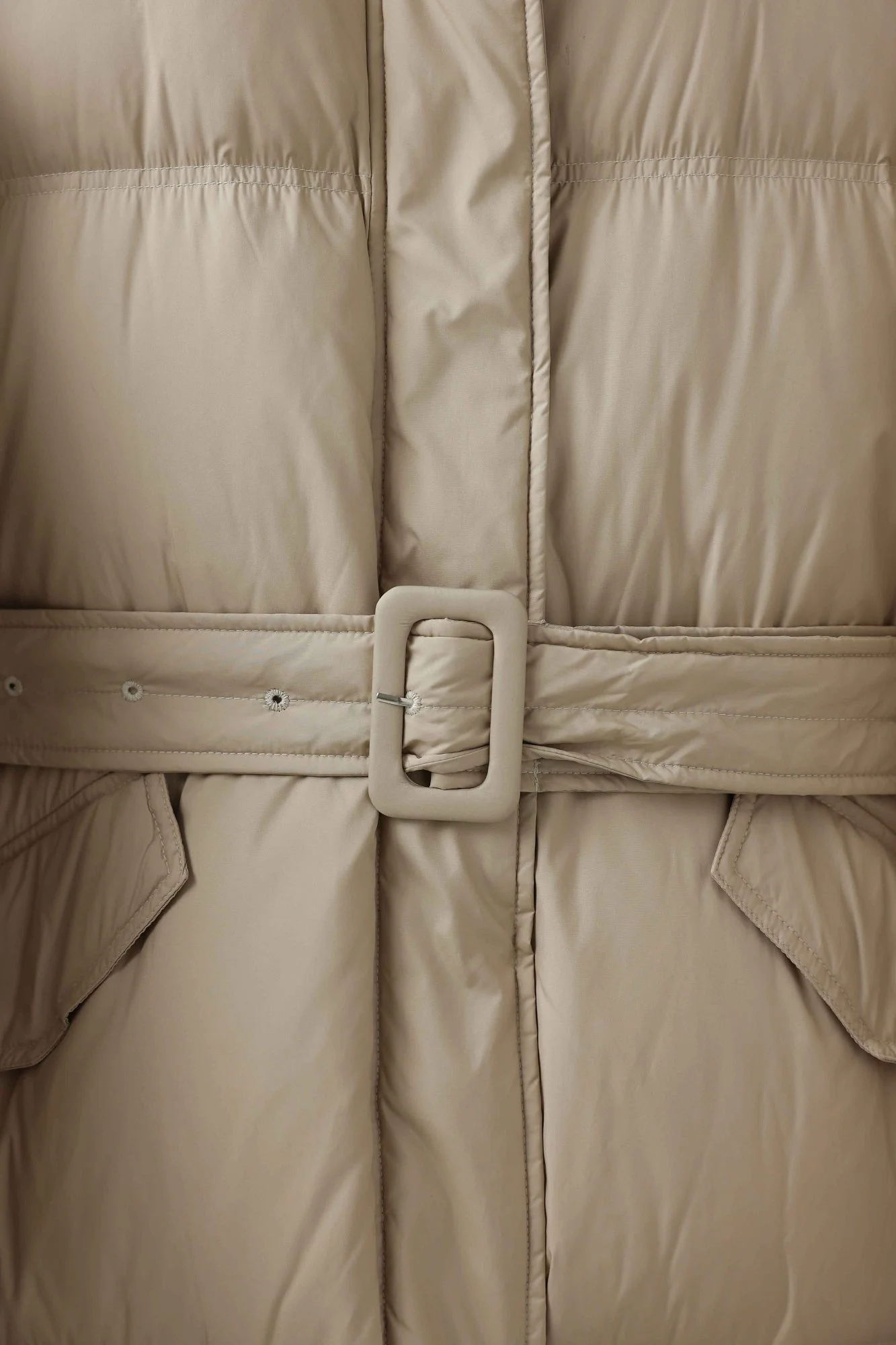 Пуховик (S (42RU), бежевый). Избражение № 4