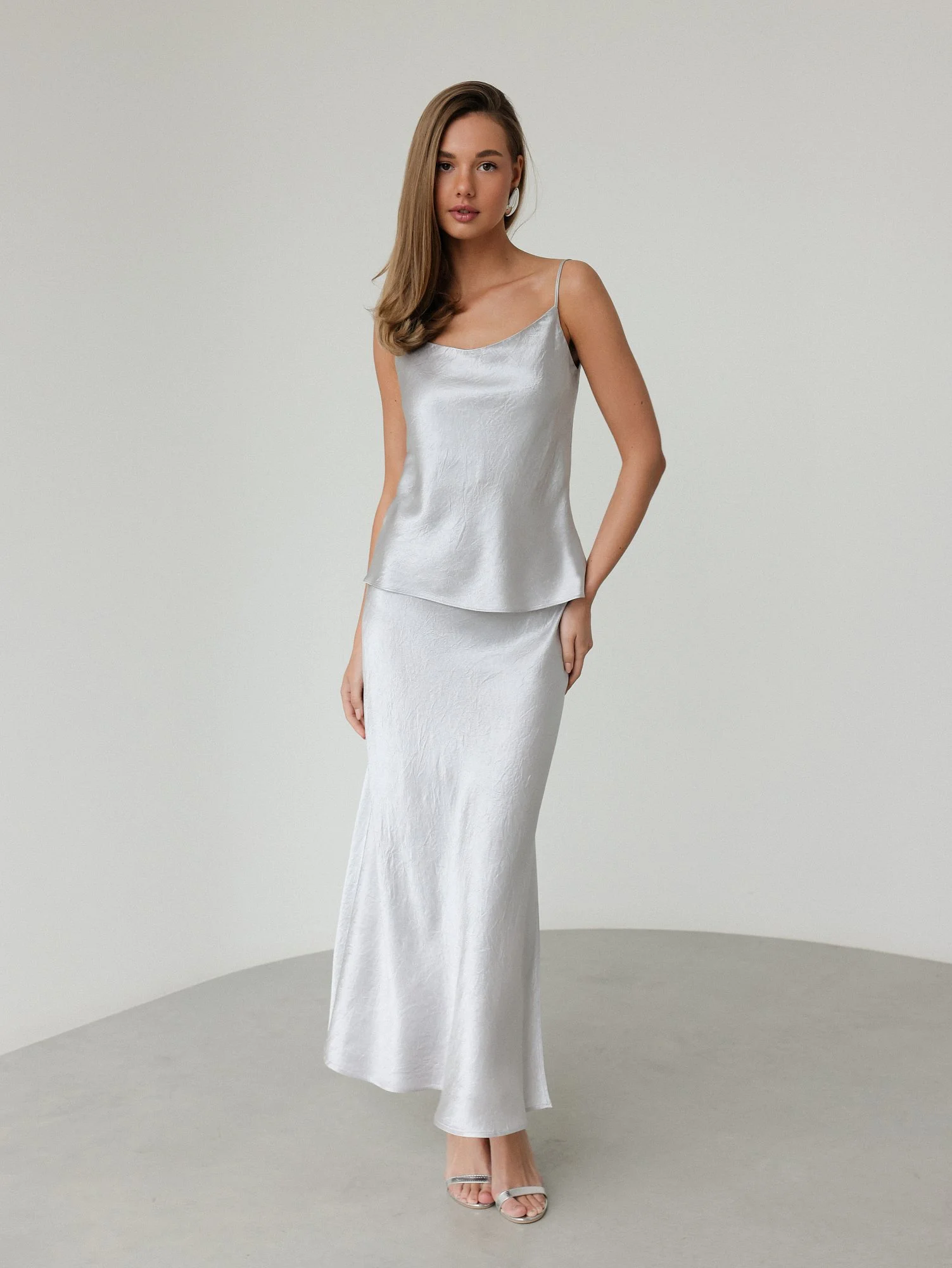 Топ (M (44RU), светло-серый). Избражение № 2