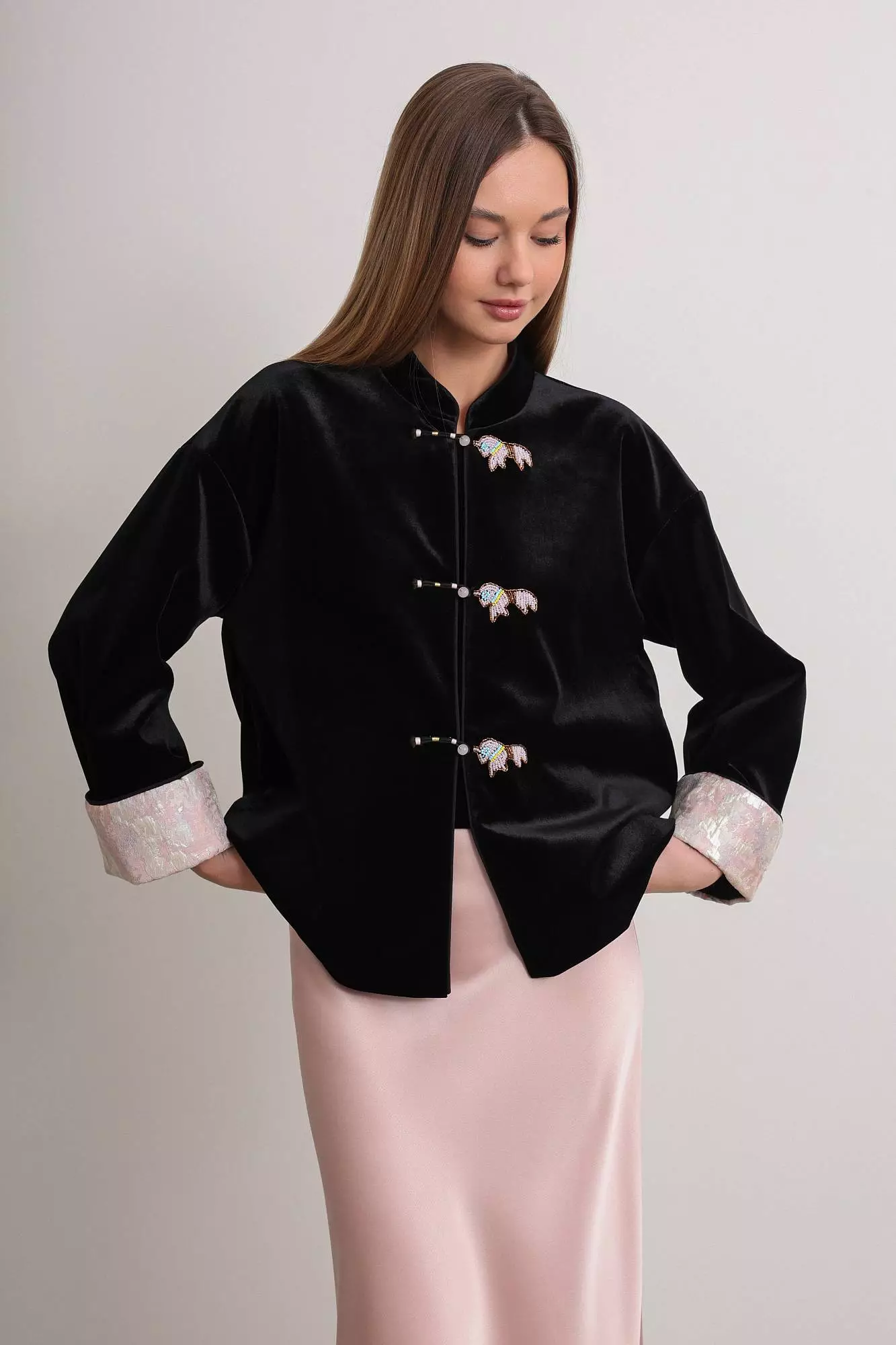 Жакет (M (44RU), чёрный). Избражение № 1