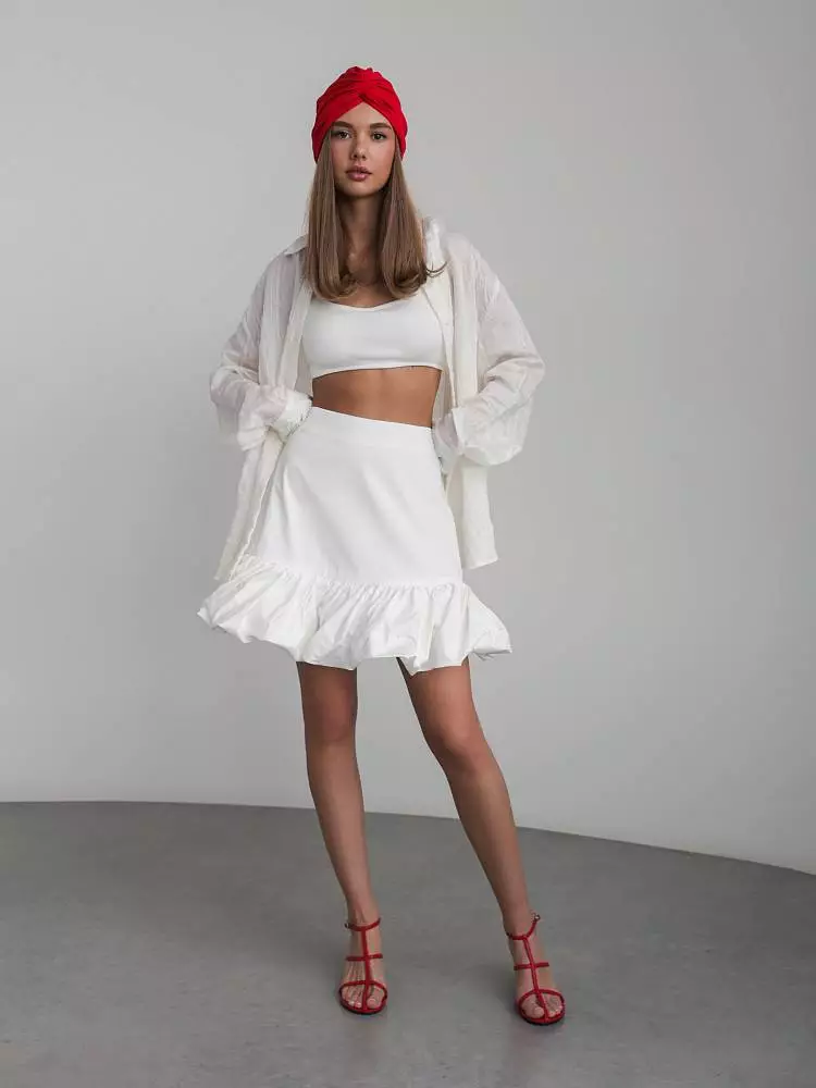 Рубашка (S (42RU), молочный). Изображение № 2