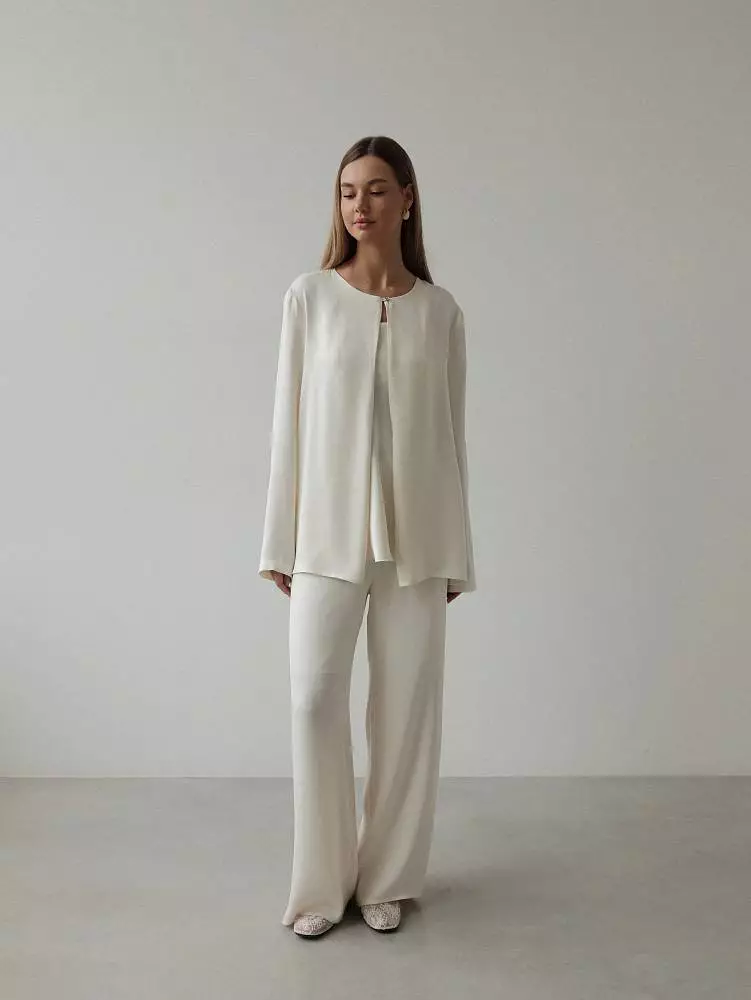 Накидка (S (42RU), слоновая кость). Изображение № 1