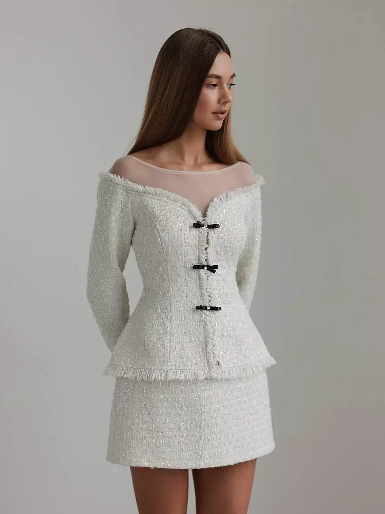 Платье  (L (46RU), слоновая кость). Изображение № 1