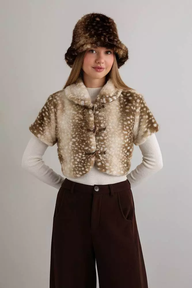 Жакет (S (42RU), коричневый). Изображение № 1