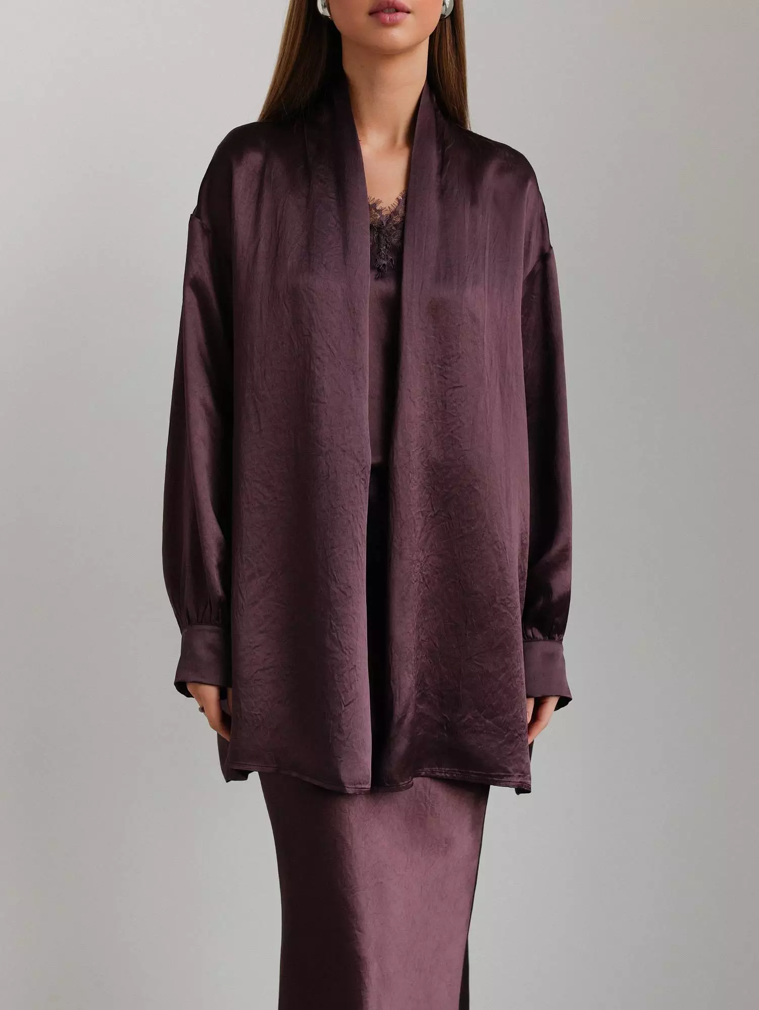 Накидка (onesize (42-46RU), сливовый). Избражение № 1