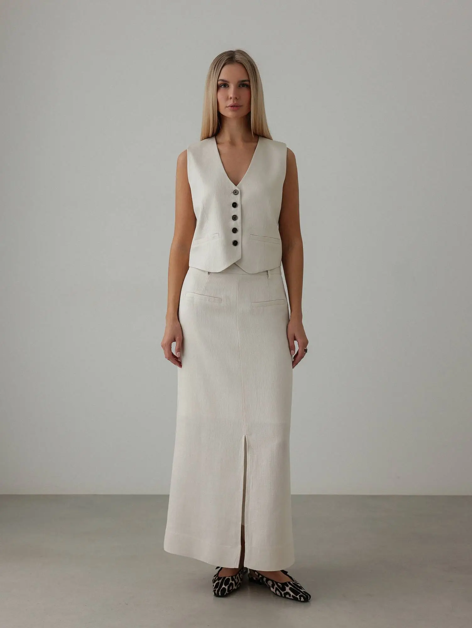 Юбка (S (42RU), светло-бежевый). Избражение № 1