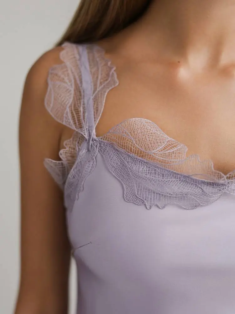 Платье  (M (44RU), лиловый). Изображение № 3