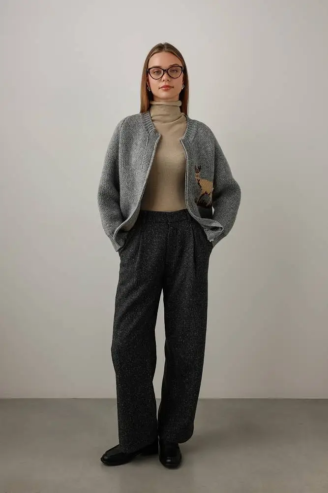 Кардиган (onesize (42-46RU), серый). Изображение № 1