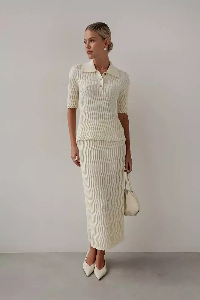 Топ (M (44RU), молочный). Изображение № 3