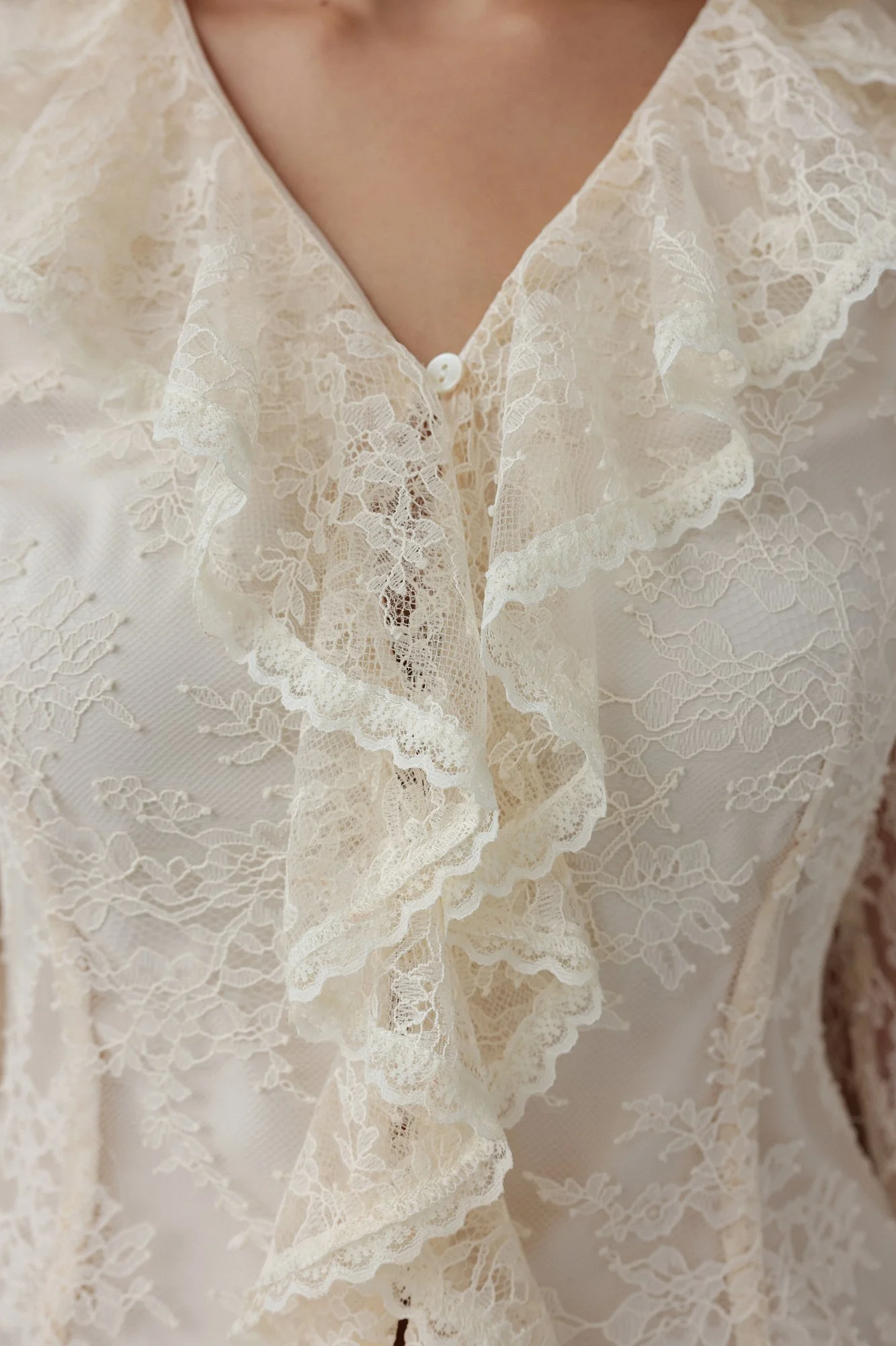 Блуза (M (44RU), светло-бежевый). Избражение № 4