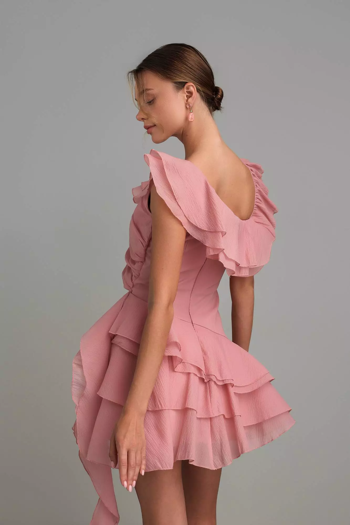 Платье (S (42RU), пудровый). Избражение № 6