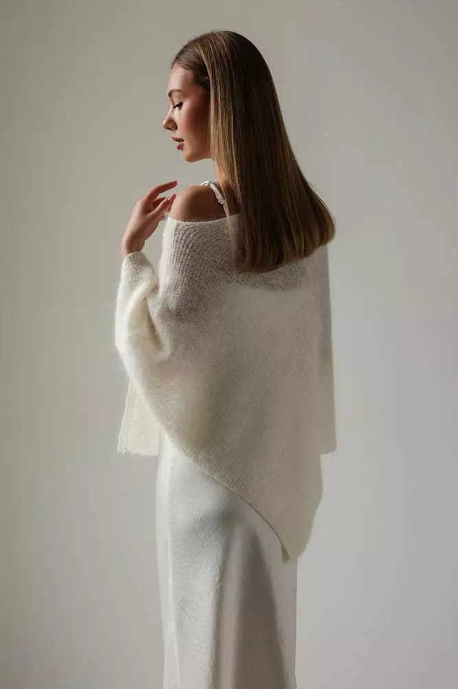 Накидка (onesize (42-46RU) молочный). Изображение № 5