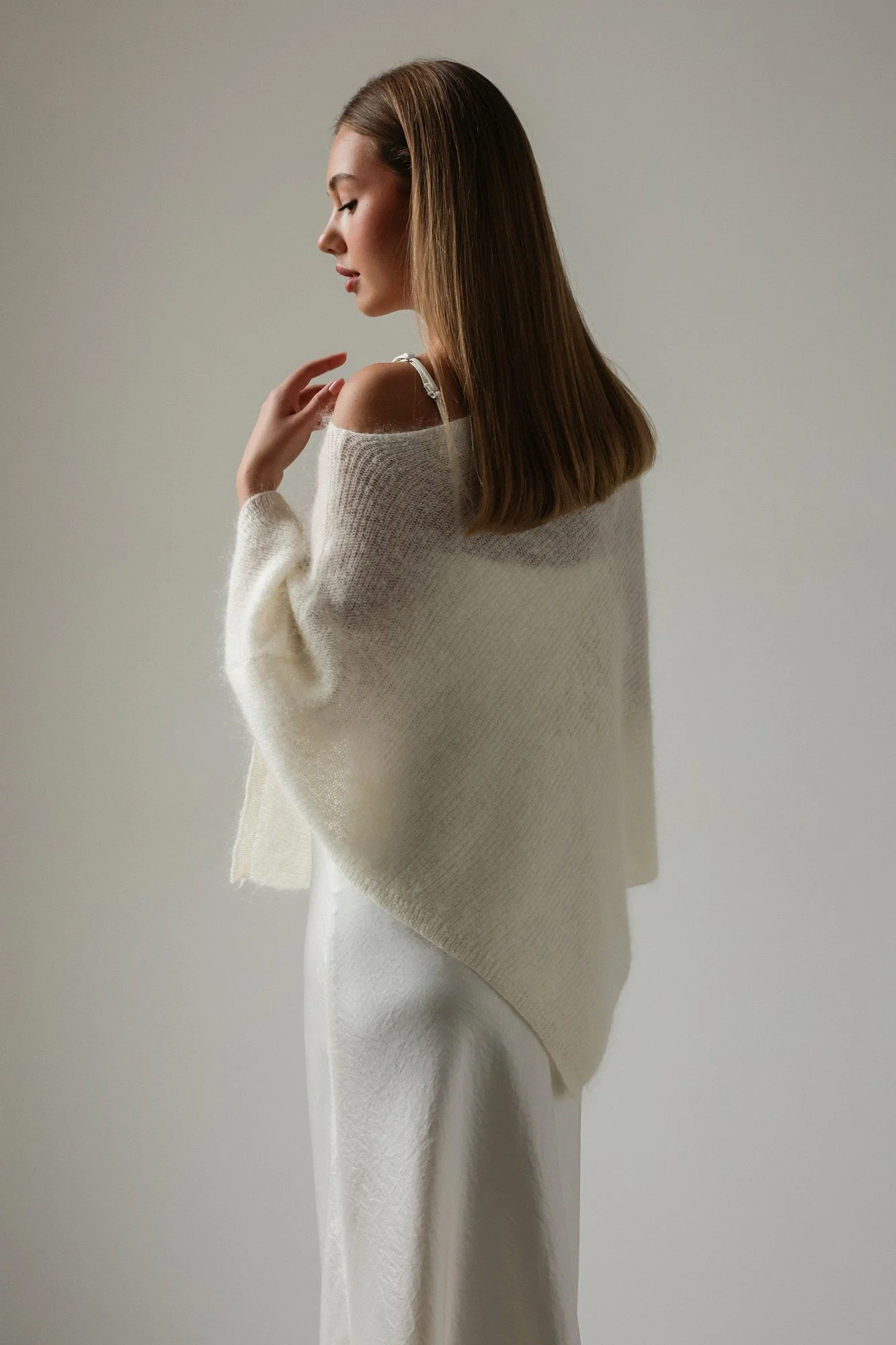 Накидка (onesize (42-46RU) молочный). Избражение № 5