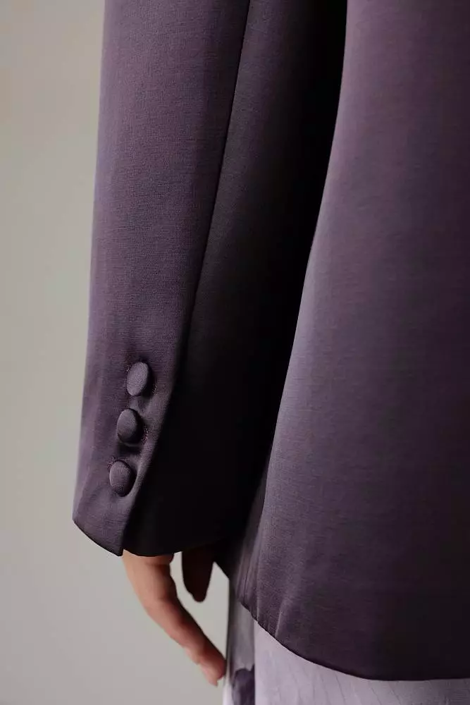 Пиджак (onesize (42-46RU) сливовый). Изображение № 6