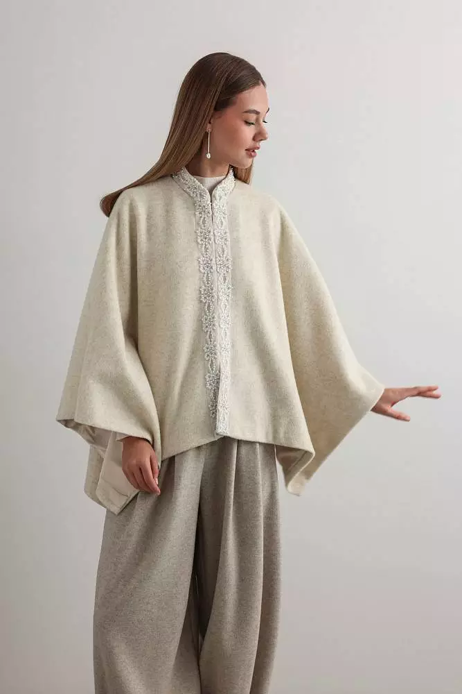 Накидка (onesize (42-46RU), светло-бежевый). Изображение № 1