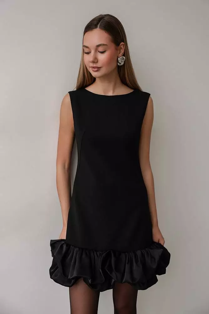 Платье (S (42RU), чёрный). Изображение № 1