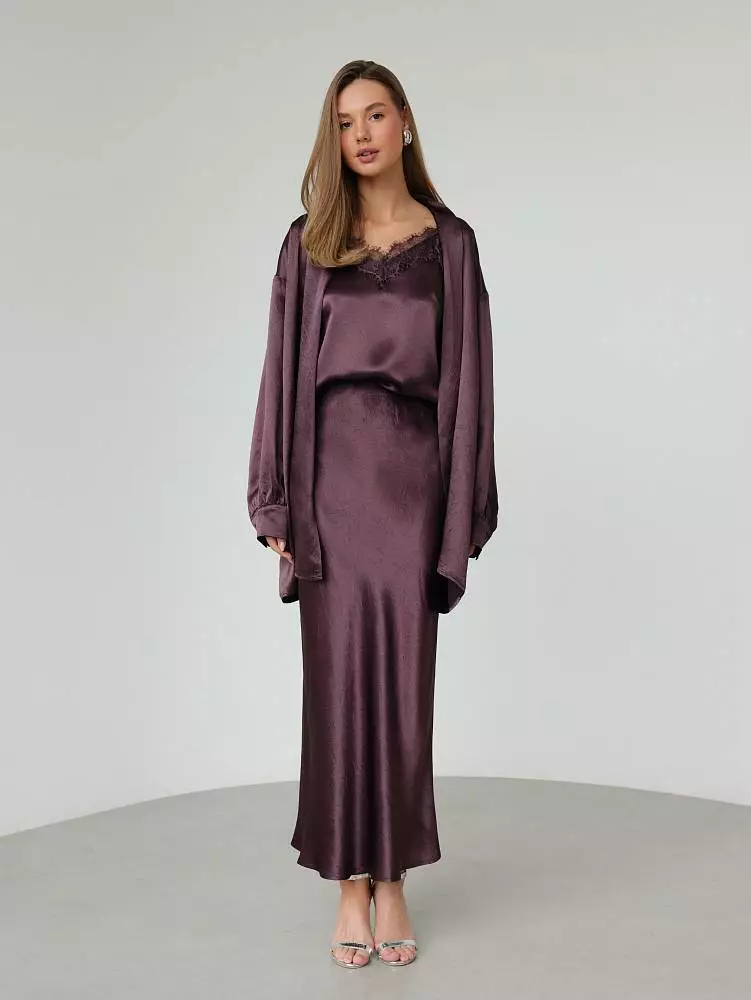 Накидка (onesize (42-46RU), сливовый). Изображение № 2