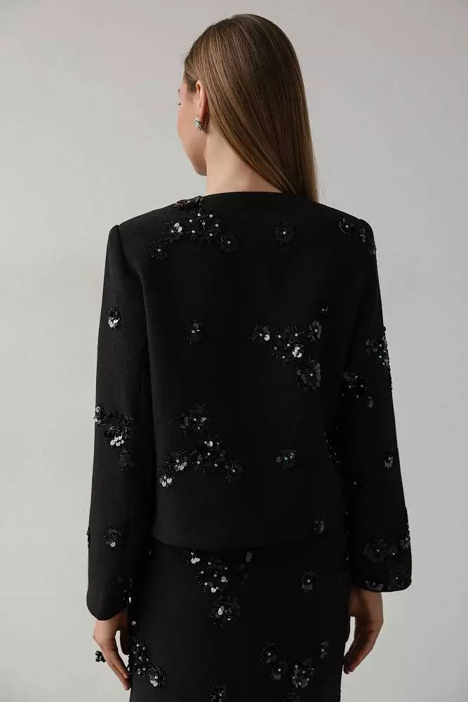 Жакет (S (42RU), чёрный). Изображение № 2