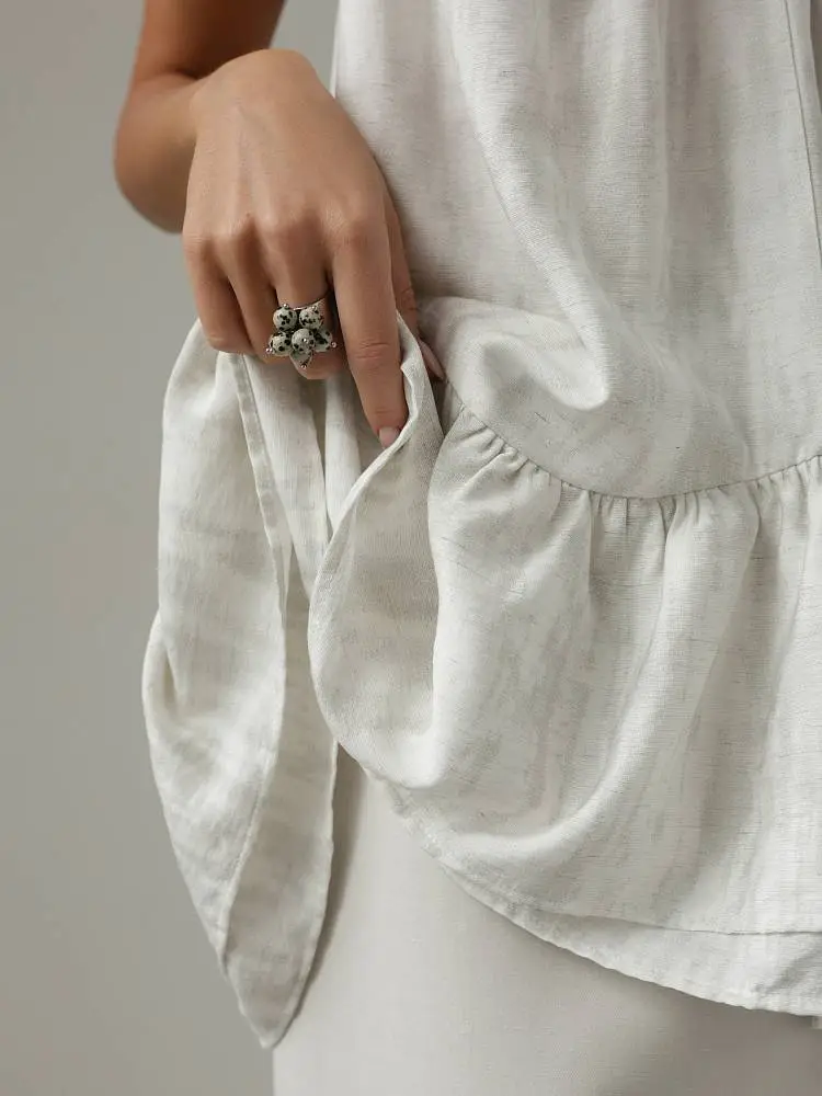 Топ (onesize (42-46RU), светло-серый). Изображение № 4