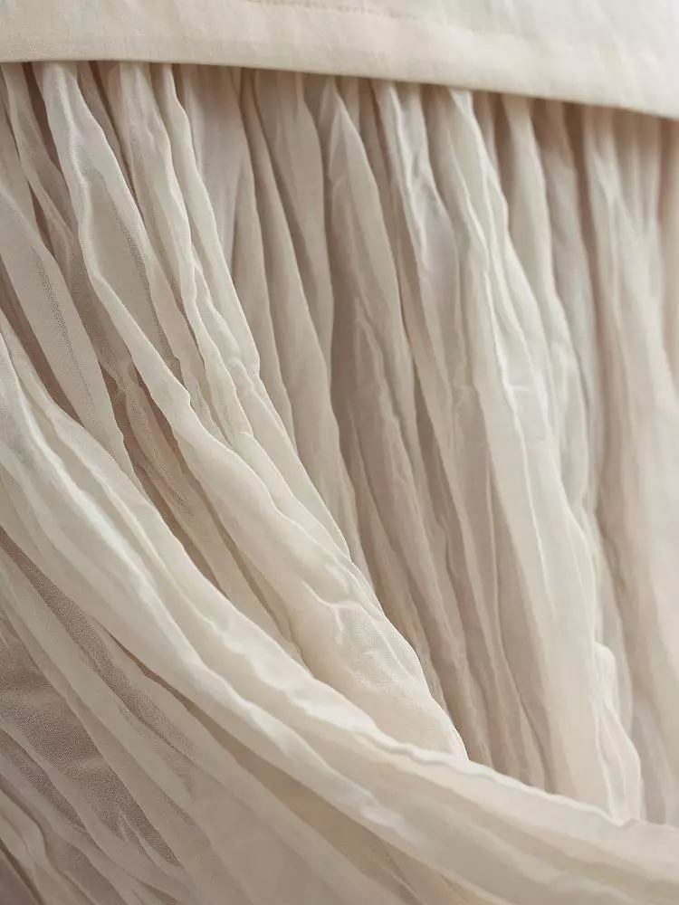 Костюм: жилет и юбка (S (42RU), светло-бежевый). Изображение № 6