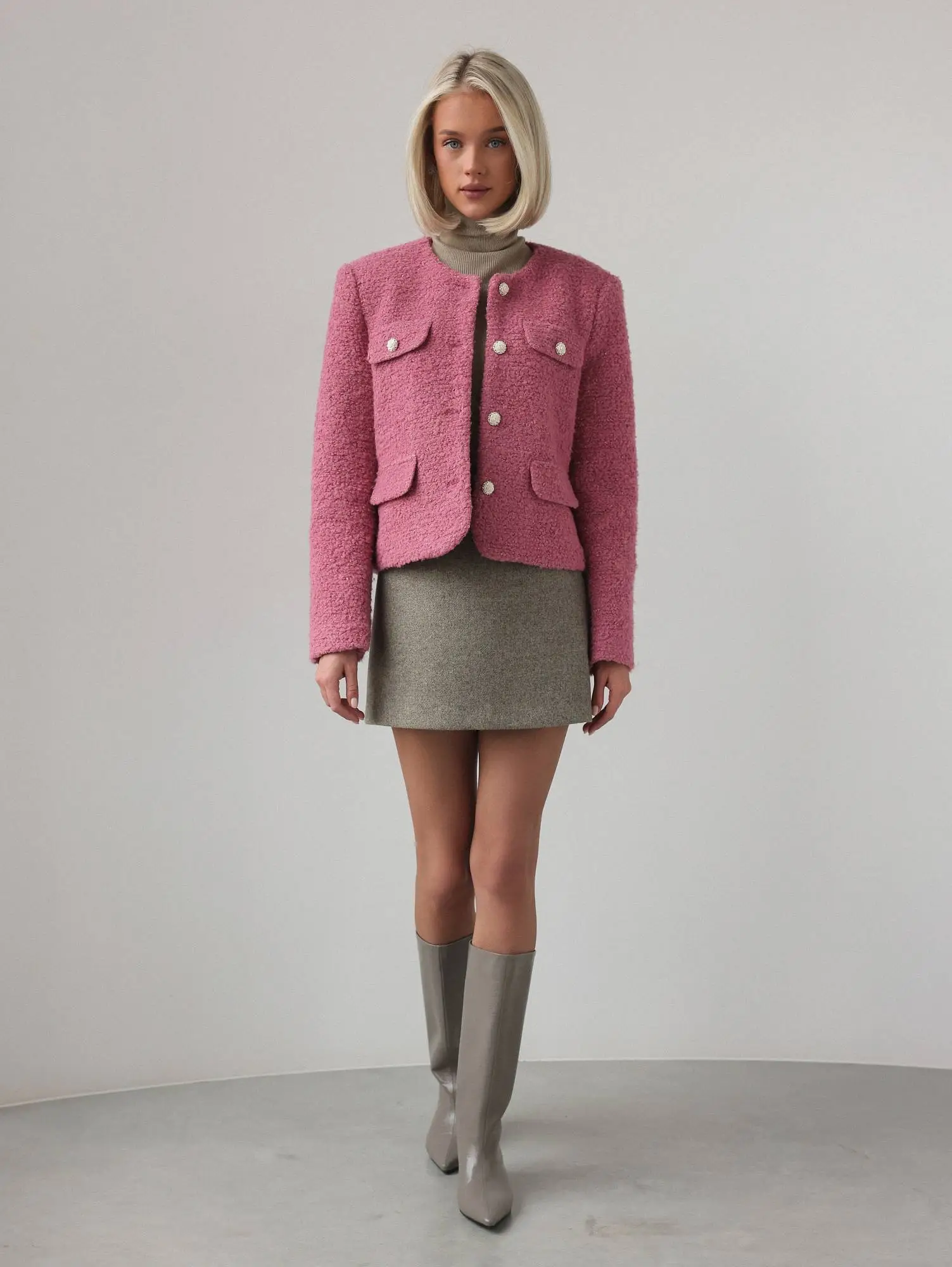 Жакет (M (44RU), розовая пастель). Избражение № 2