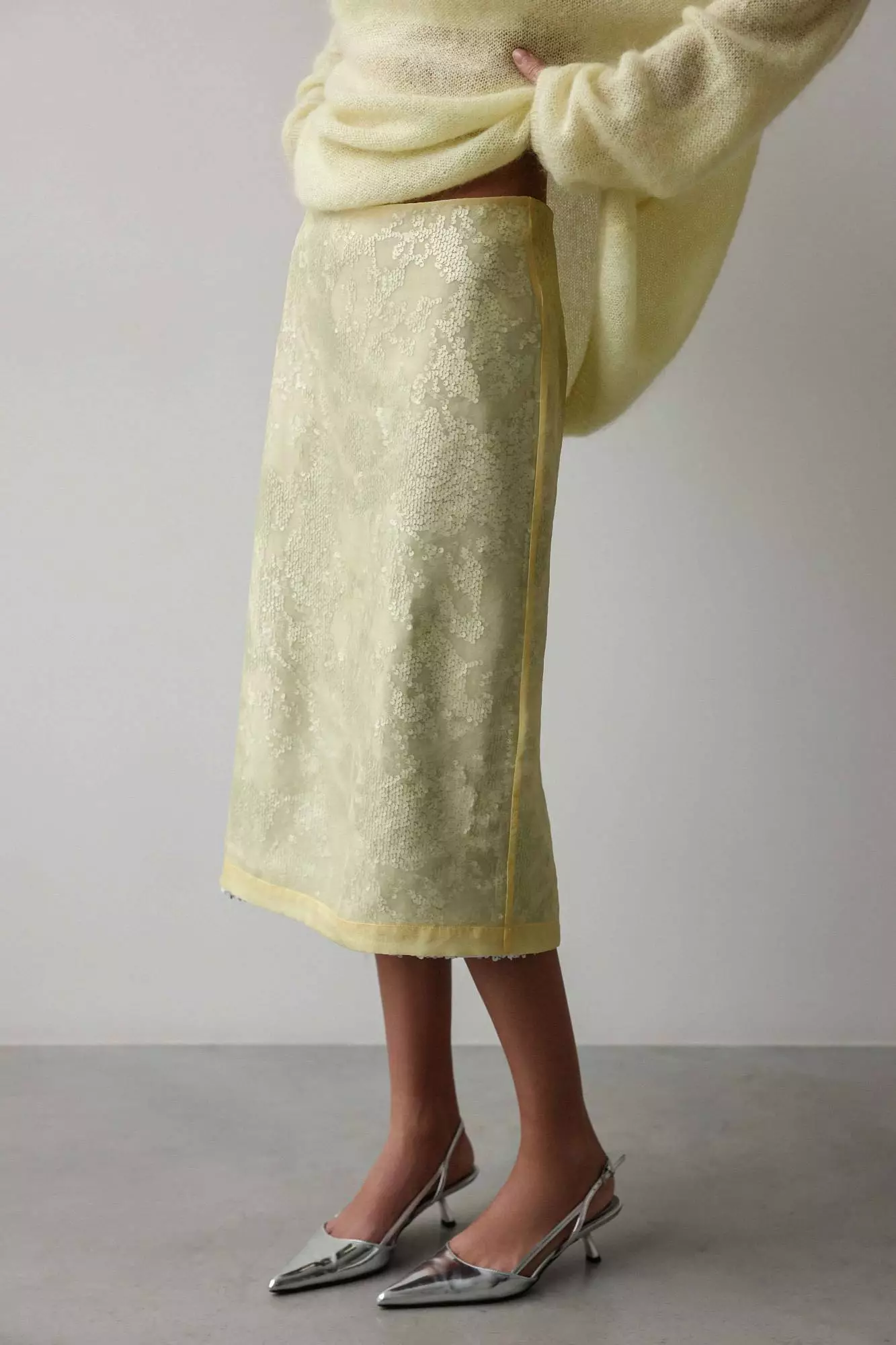 Юбка (S (42RU), светло-жёлтый). Избражение № 4