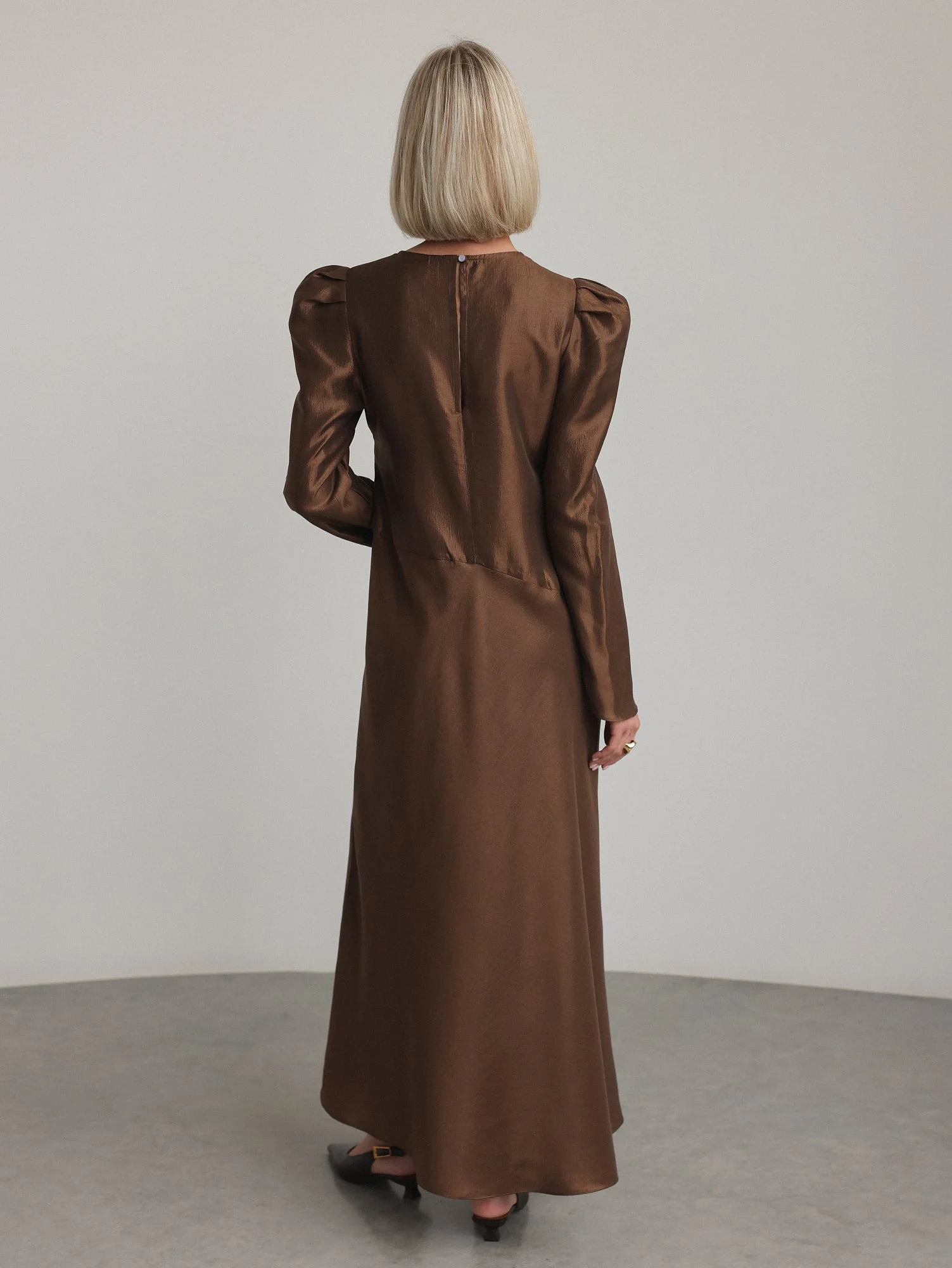 Платье  (M (44RU), шоколадный). Избражение № 5