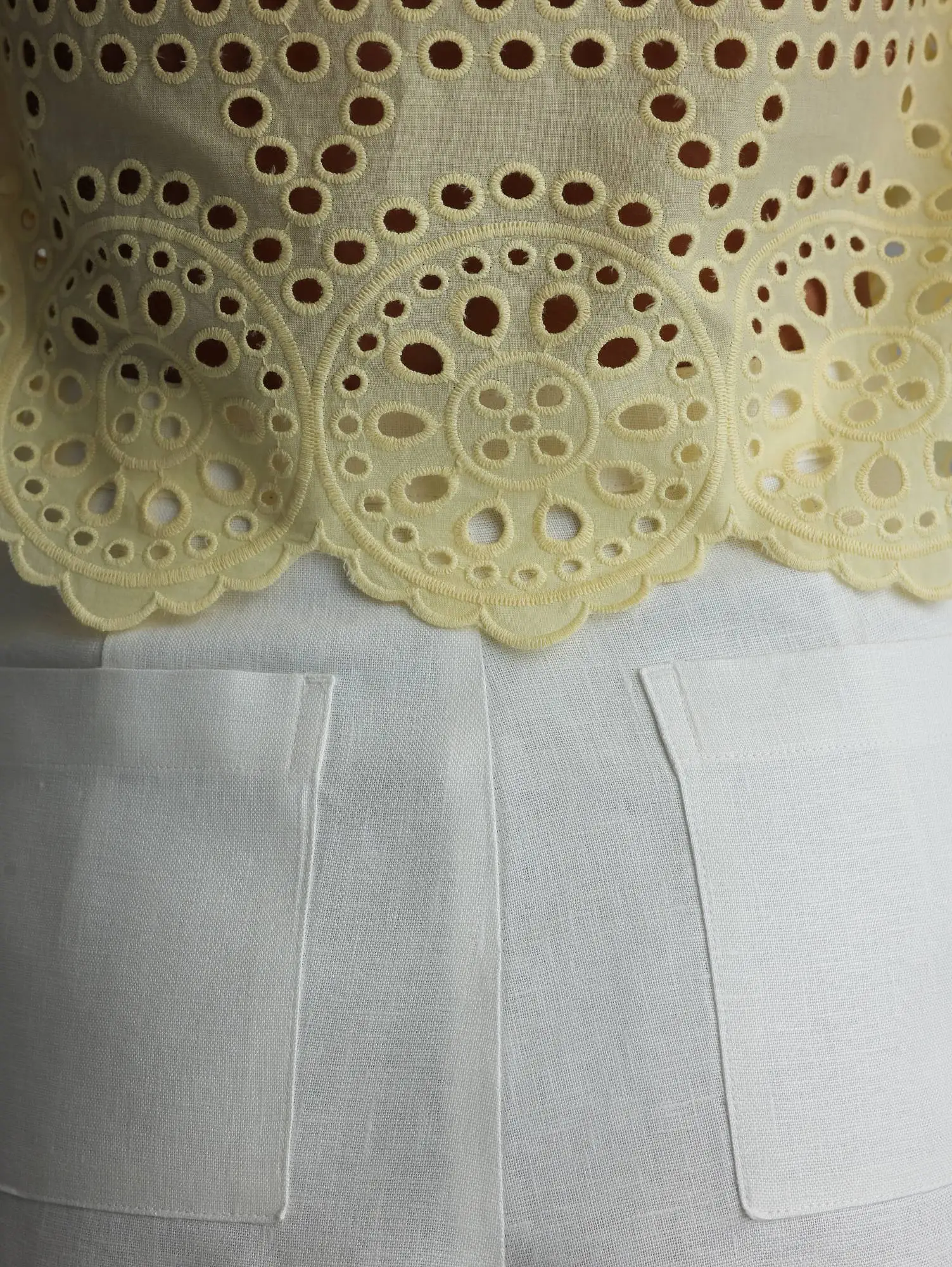 Топ (L (46RU), нежно-жёлтый). Избражение № 6