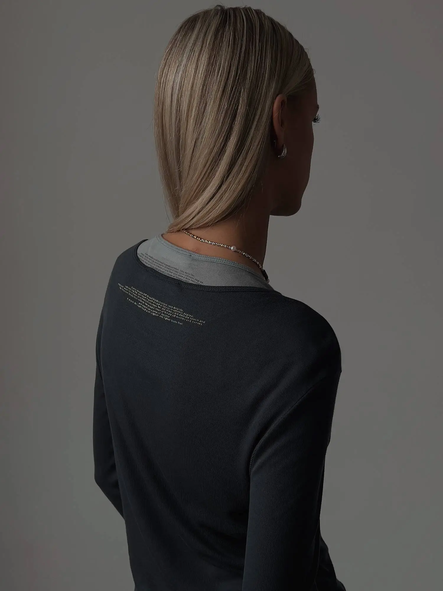 лонгслив (серо-синий). Избражение № 4