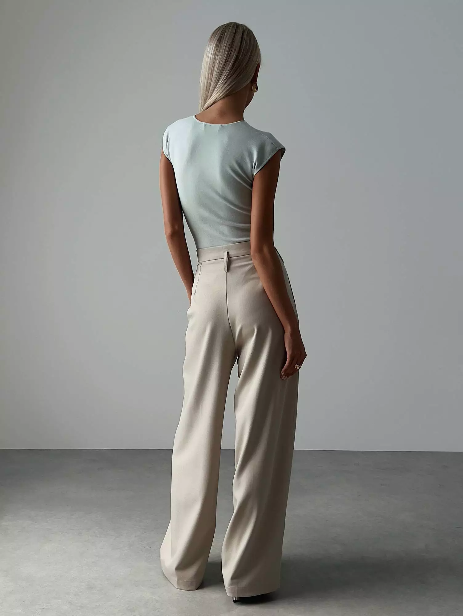 брюки (L, светло-бежевый). Избражение № 4