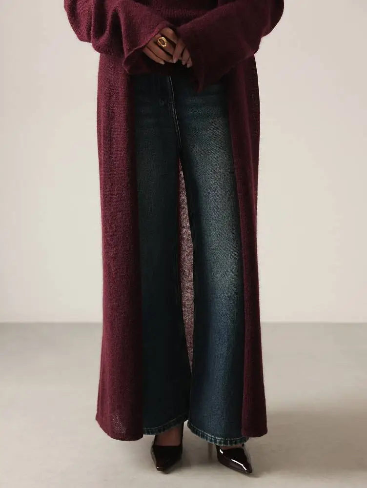 Кардиган (onesize (42-46RU), сливовый). Изображение № 4
