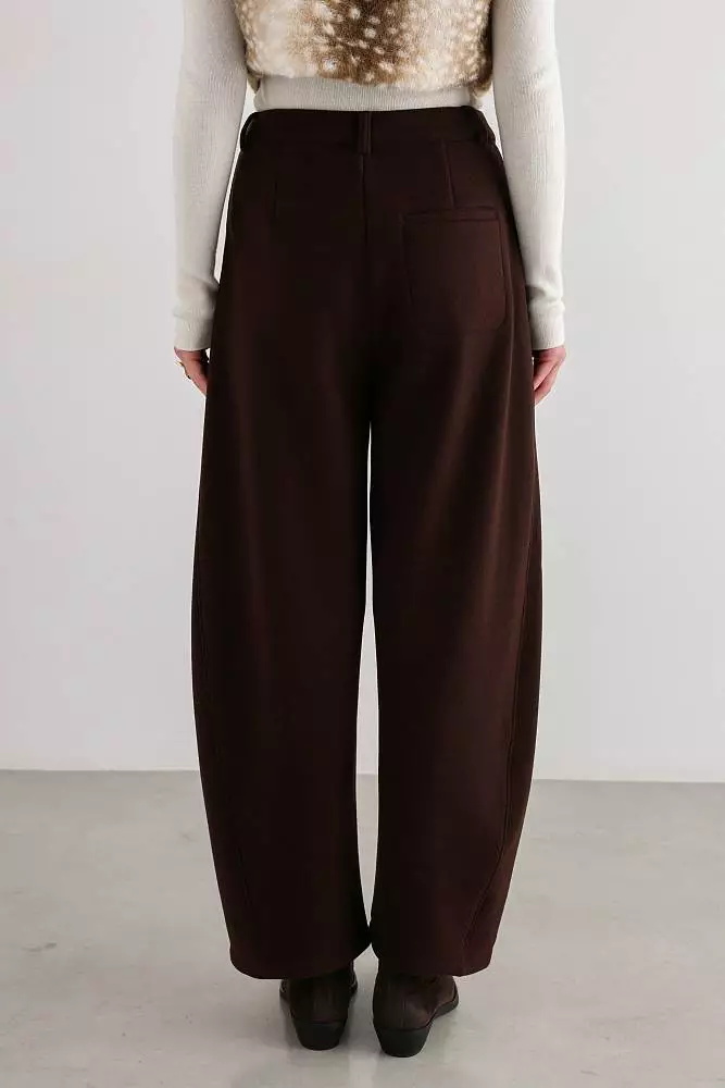 Брюки (S (42RU), коричневый). Изображение № 6