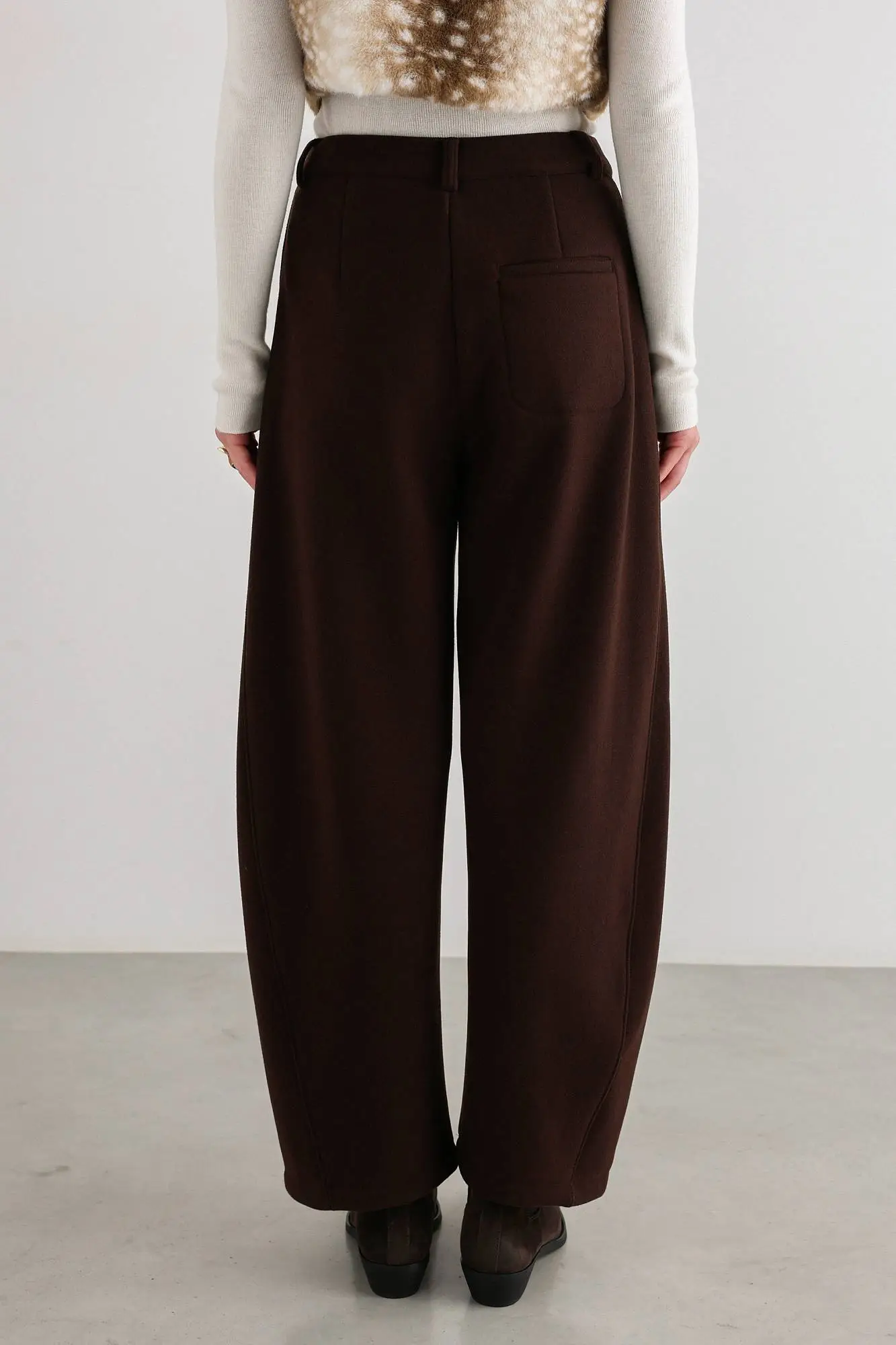 Брюки (S (42RU), коричневый). Избражение № 6