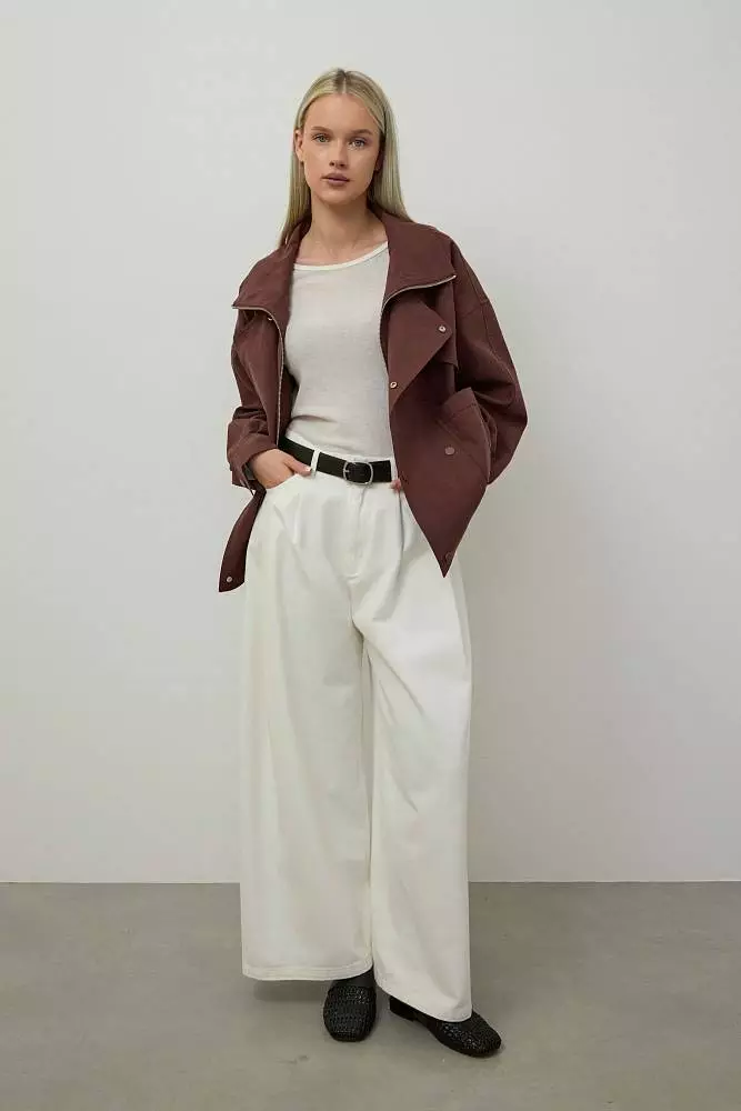 Куртка (M (44RU), красно-коричневый). Изображение № 4