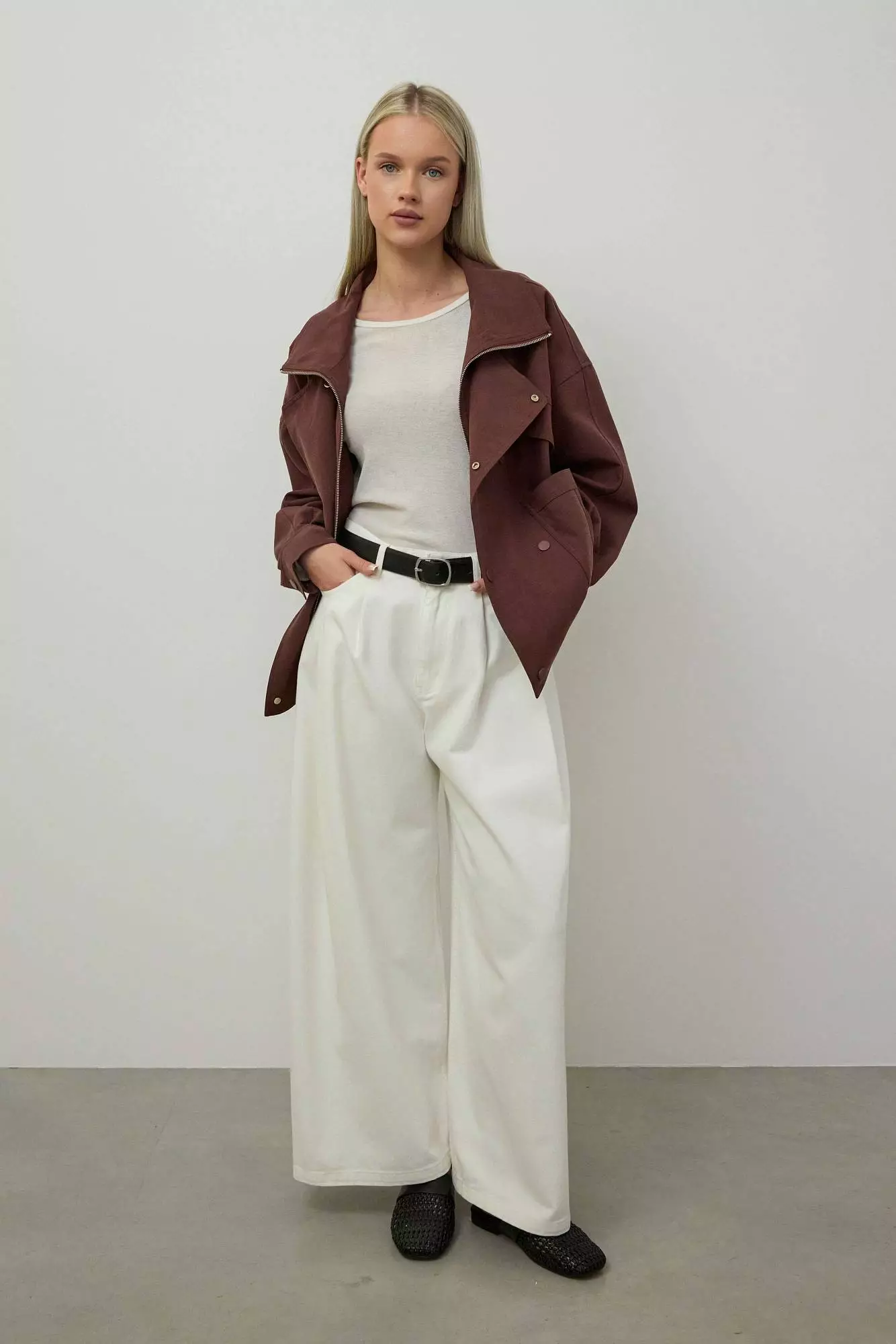 Куртка (M (44RU), красно-коричневый). Избражение № 4