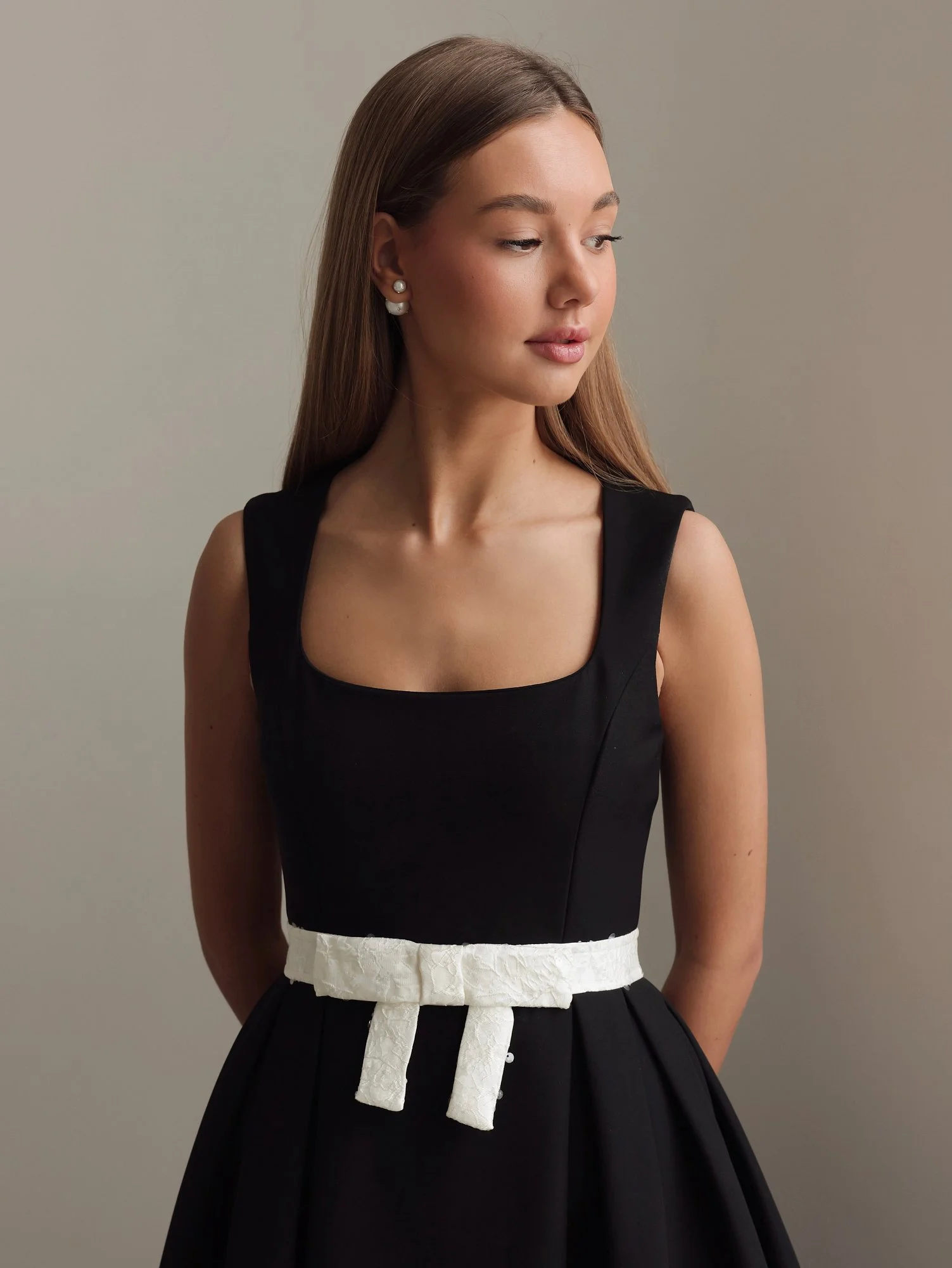 Платье  (M (44RU), чёрный). Избражение № 2