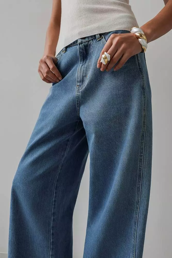 Джинсы (L (46RU), голубой). Изображение № 3