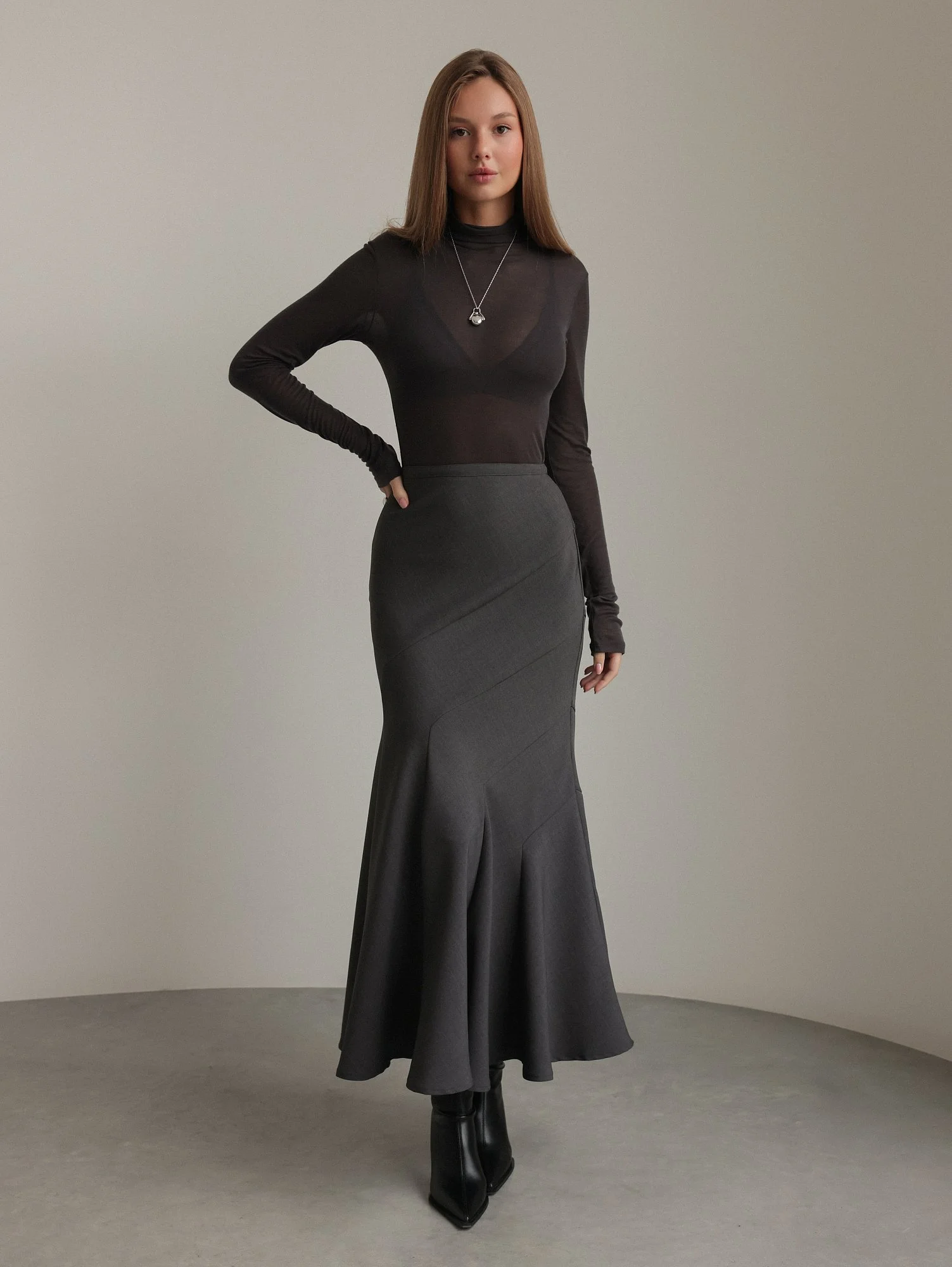 Юбка (S (42), серый). Избражение № 1